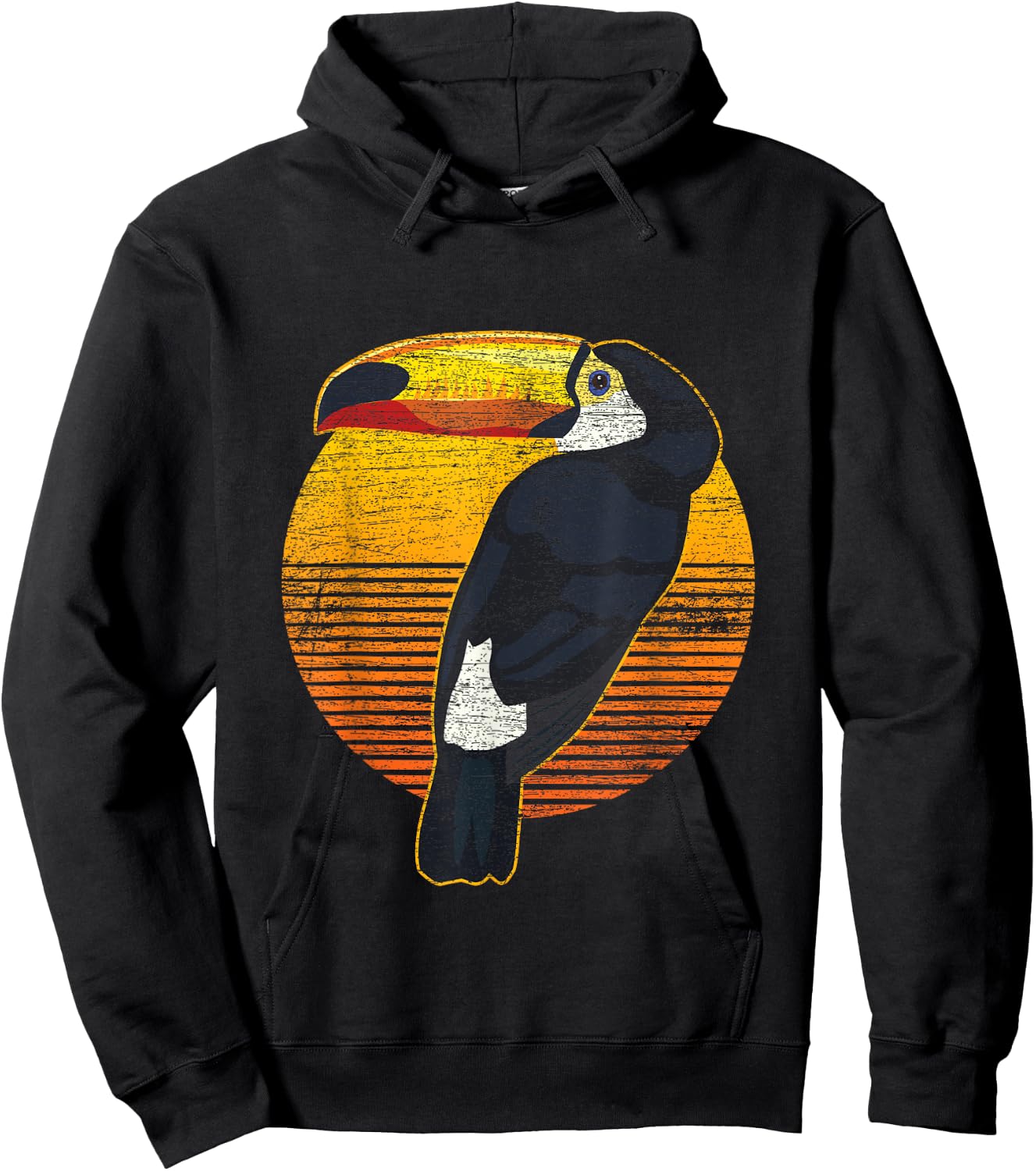 Zoo Animal Wildlife Tropic Birds Toucan Hoodie - Hoodie | Black