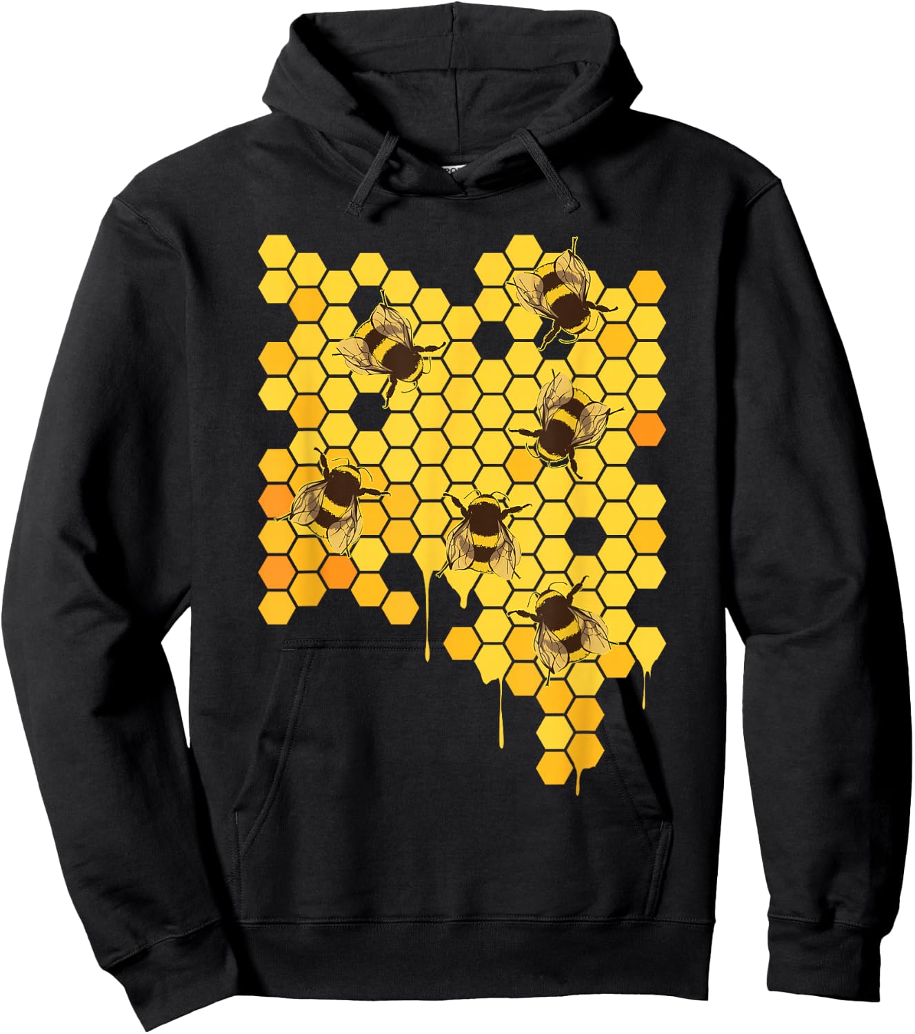 Honey Bee Hive Honeycomb Beekeeping Beekeeper Gift Hoodie - Hoodie | Black