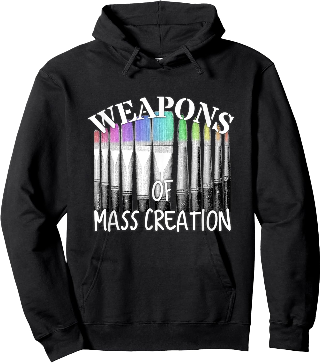 Weapons of Mass Creation Art Supplies Hoodie - Hoodie | Black
