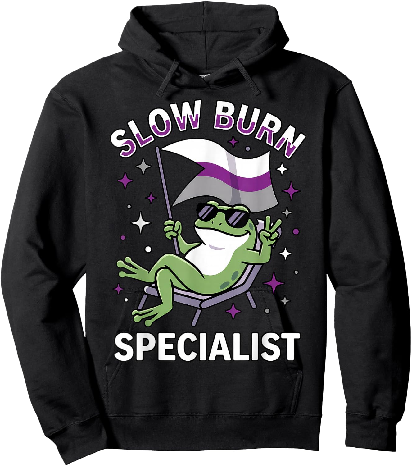 Funny Demisexual Frog Hoodie - Hoodie | Black