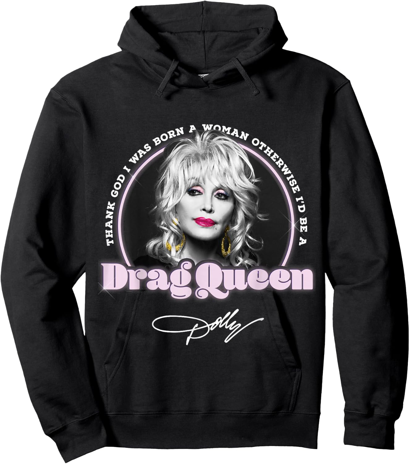 Dolly Parton Drag Queen Hoodie - Hoodie | Black