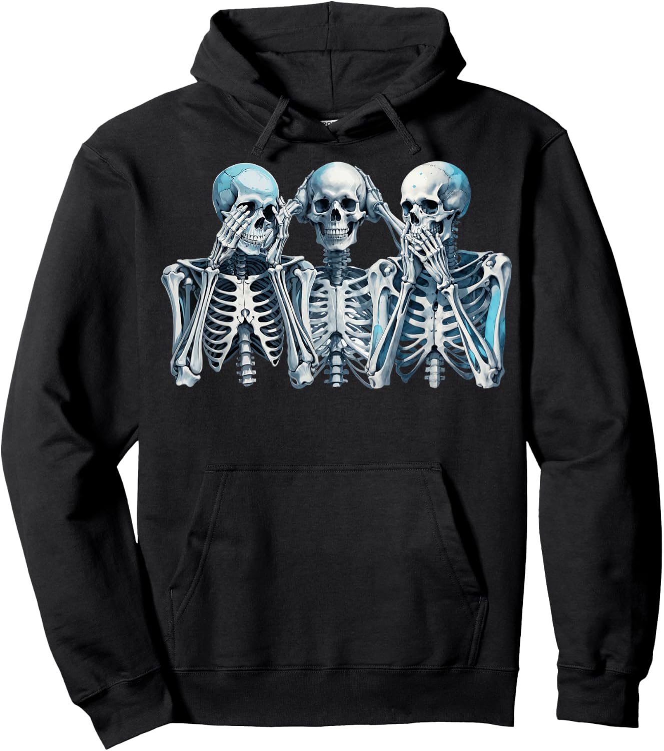 See No Evil, Hear No Evil, Speak No Evil Hoodie - Hoodie | Black