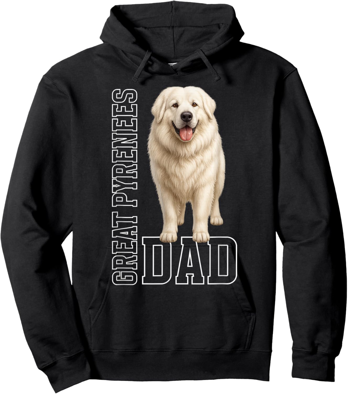 Great Pyrenees Dad Great Pyrenees Owner Hoodie - Hoodie | Black