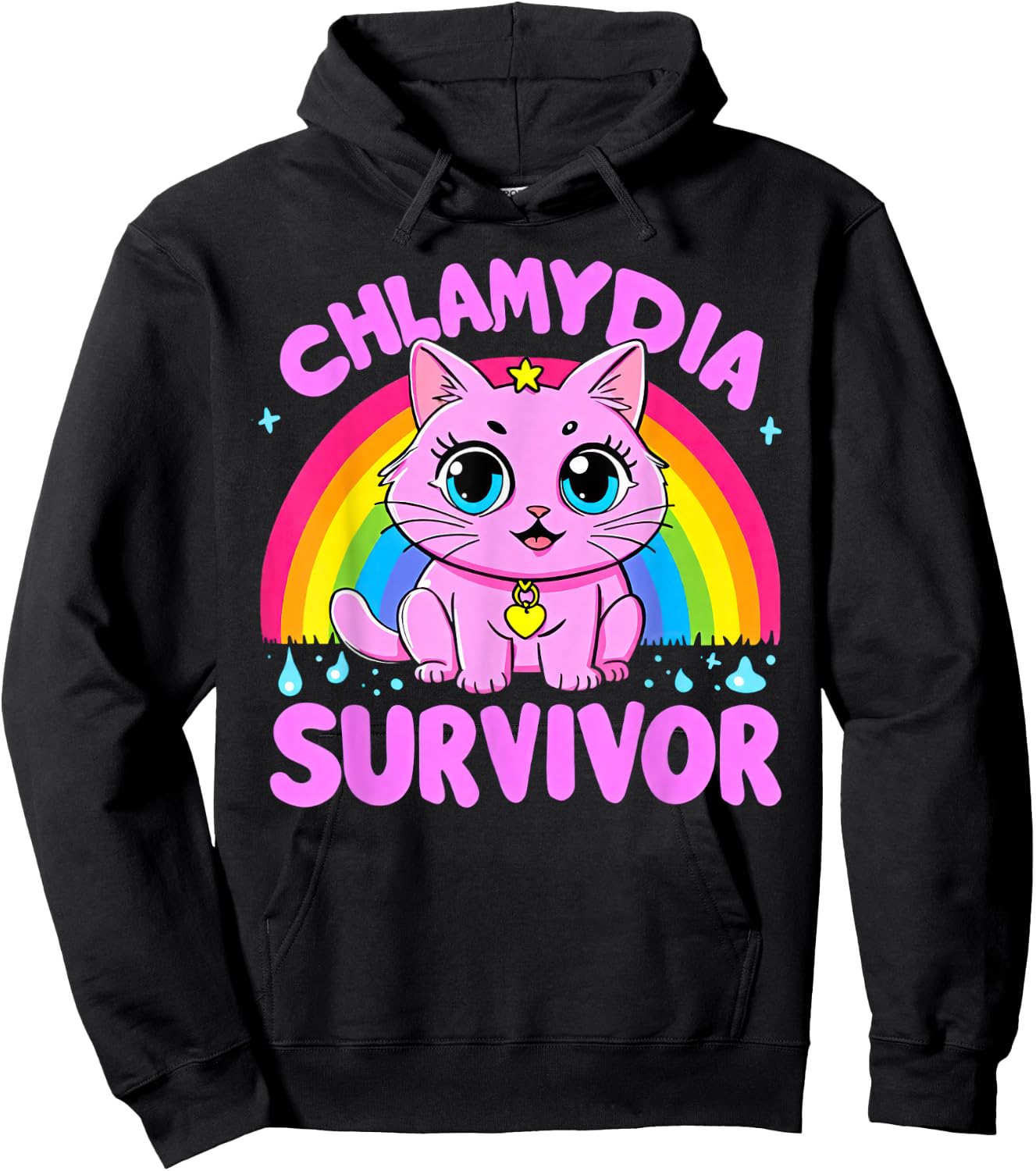 Chlamydia Survivor Hoodie - Hoodie | Black