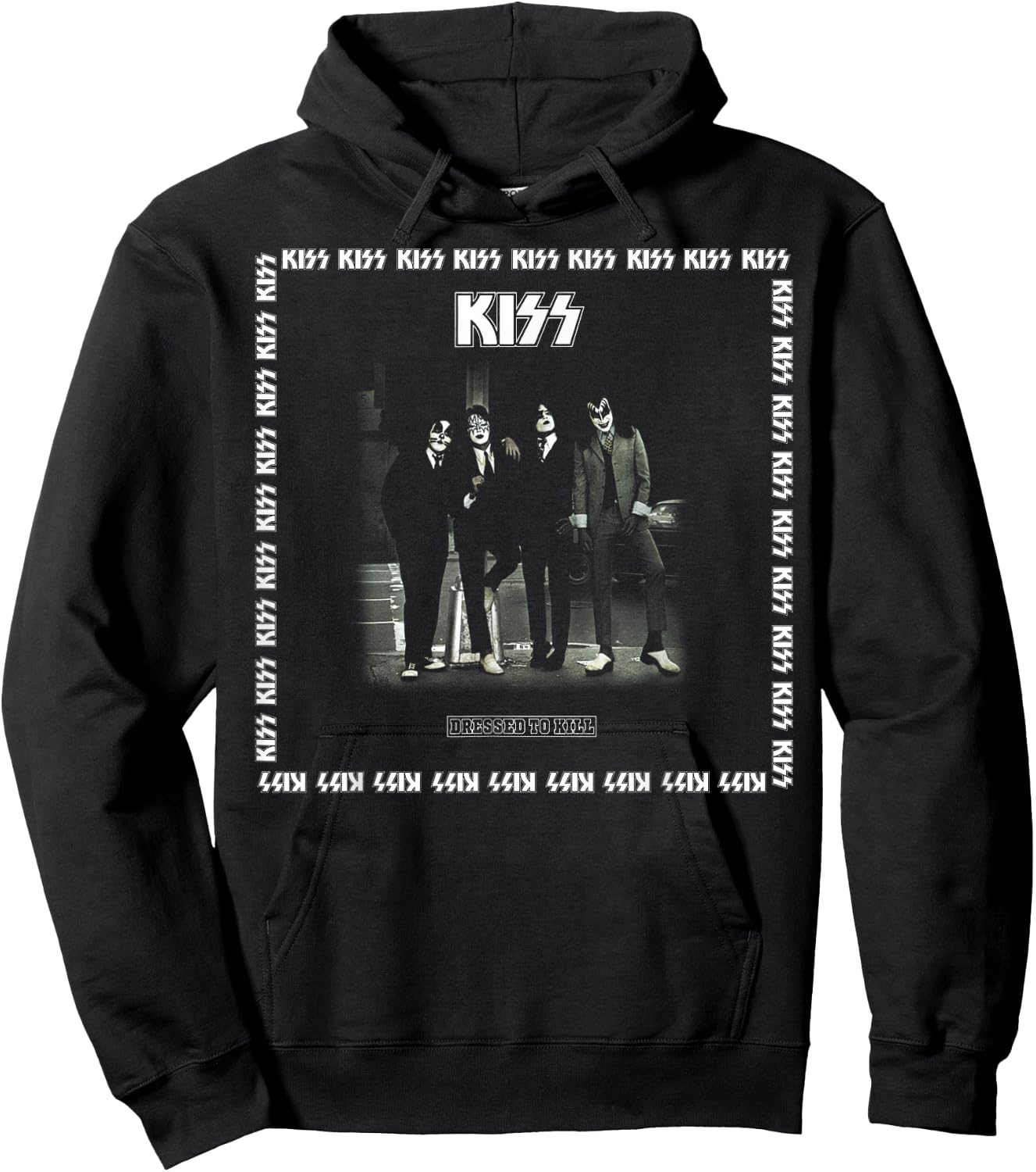 KISS - 1975 Dressed to Kill Hoodie - Hoodie | Black