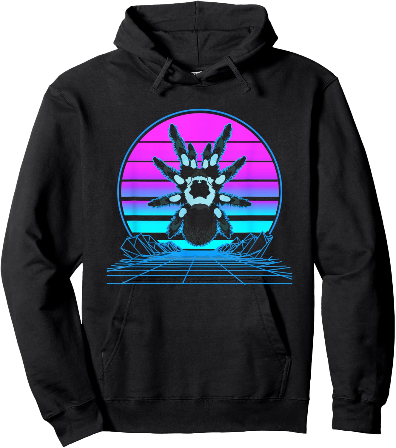 Tarantula Pastel Goth Vaporwave Hoodie - Hoodie | Black
