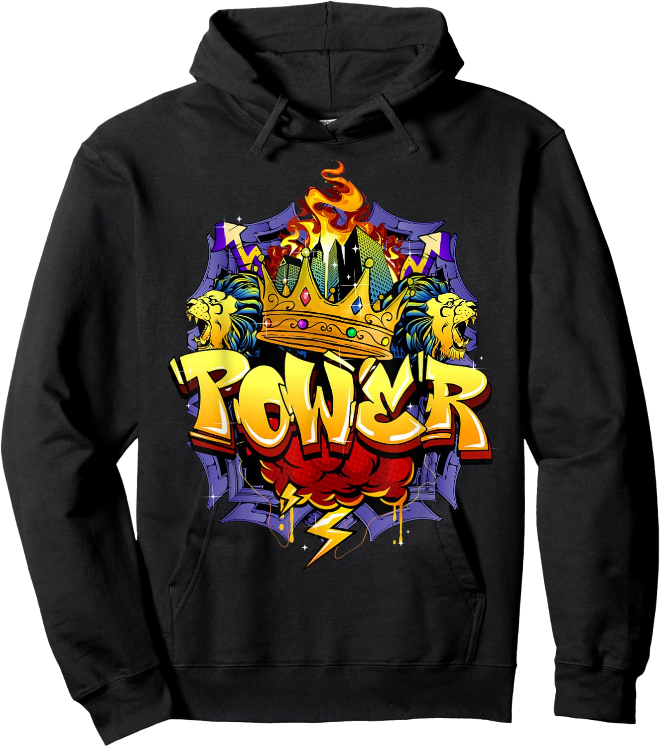 Flite Boi - Urban - Respect Graffiti Graphic Hoodie - Hoodie | Black