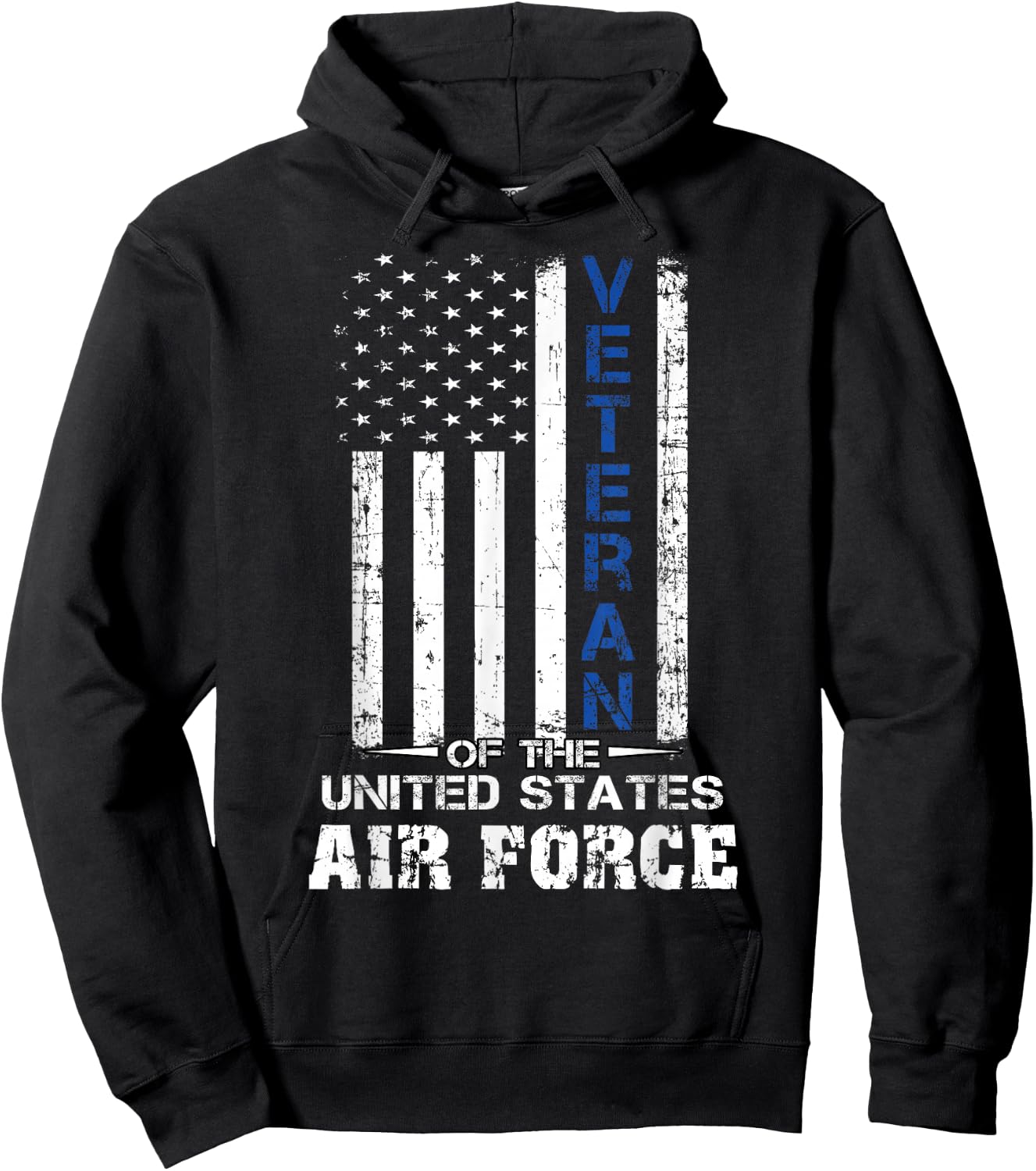 Veteran of The United States US Air Force USAF Hoodie - Hoodie | Black