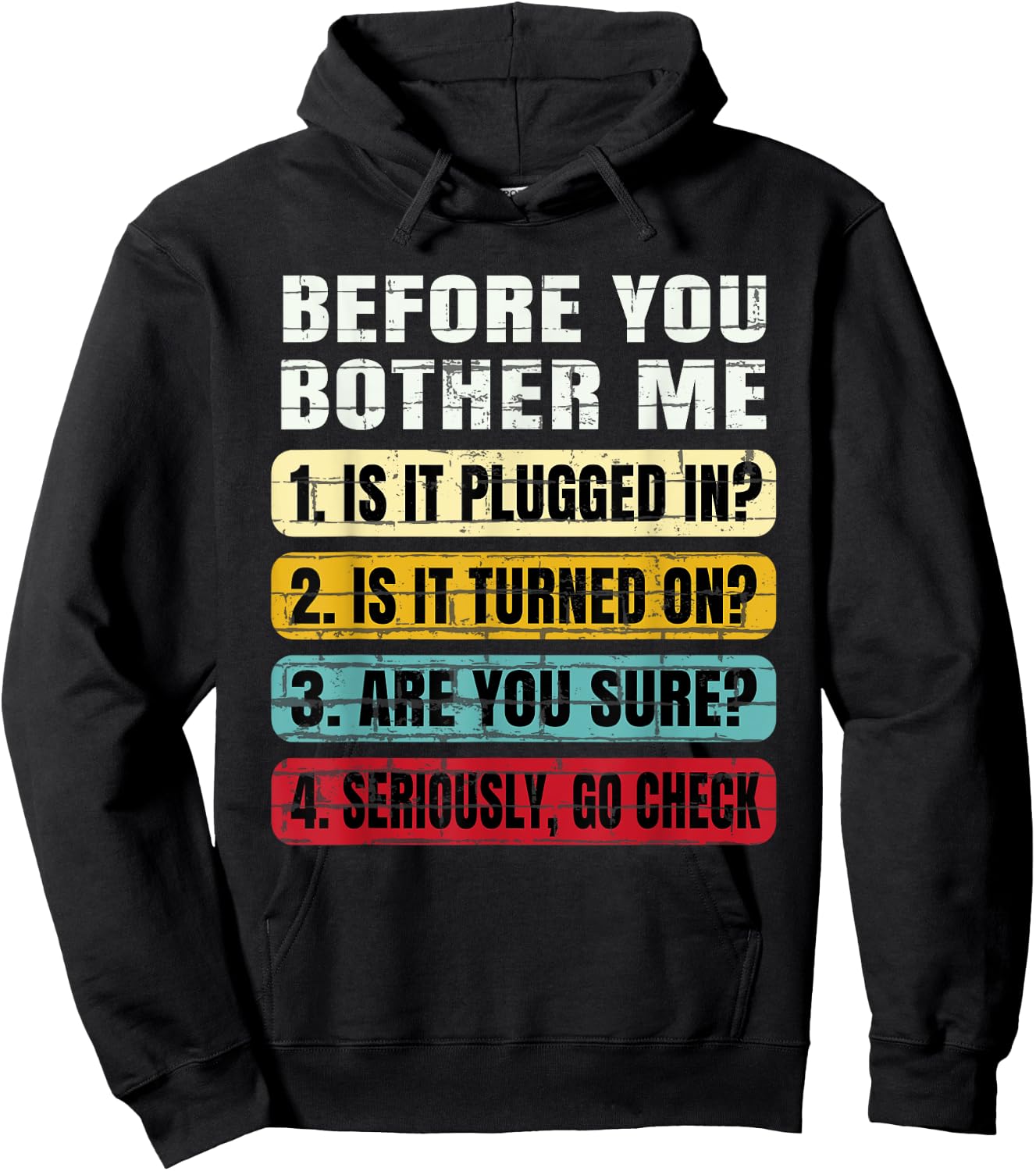 Funny Information Technology Tech | Technical Support Gift Hoodie - Hoodie | Black