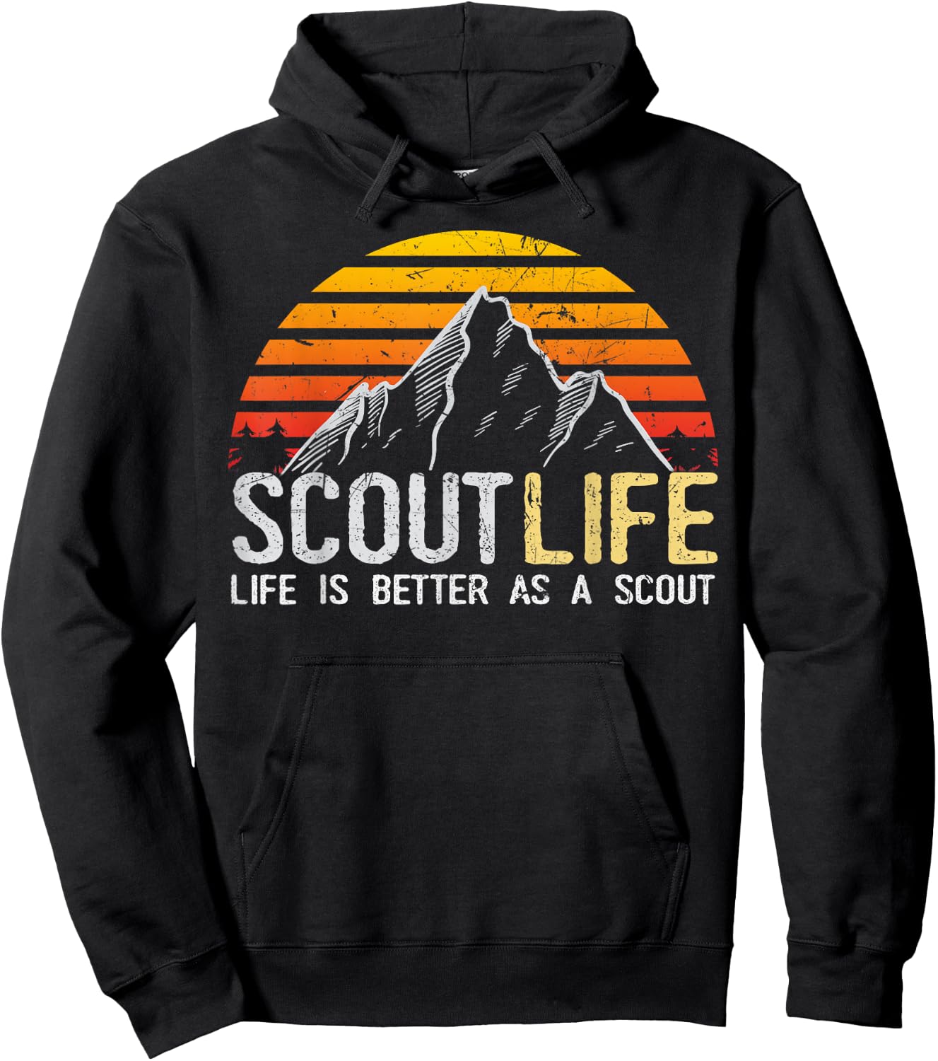 Scout Life and Life Is Better As A Scout Scouting Hoodie - Hoodie | Black