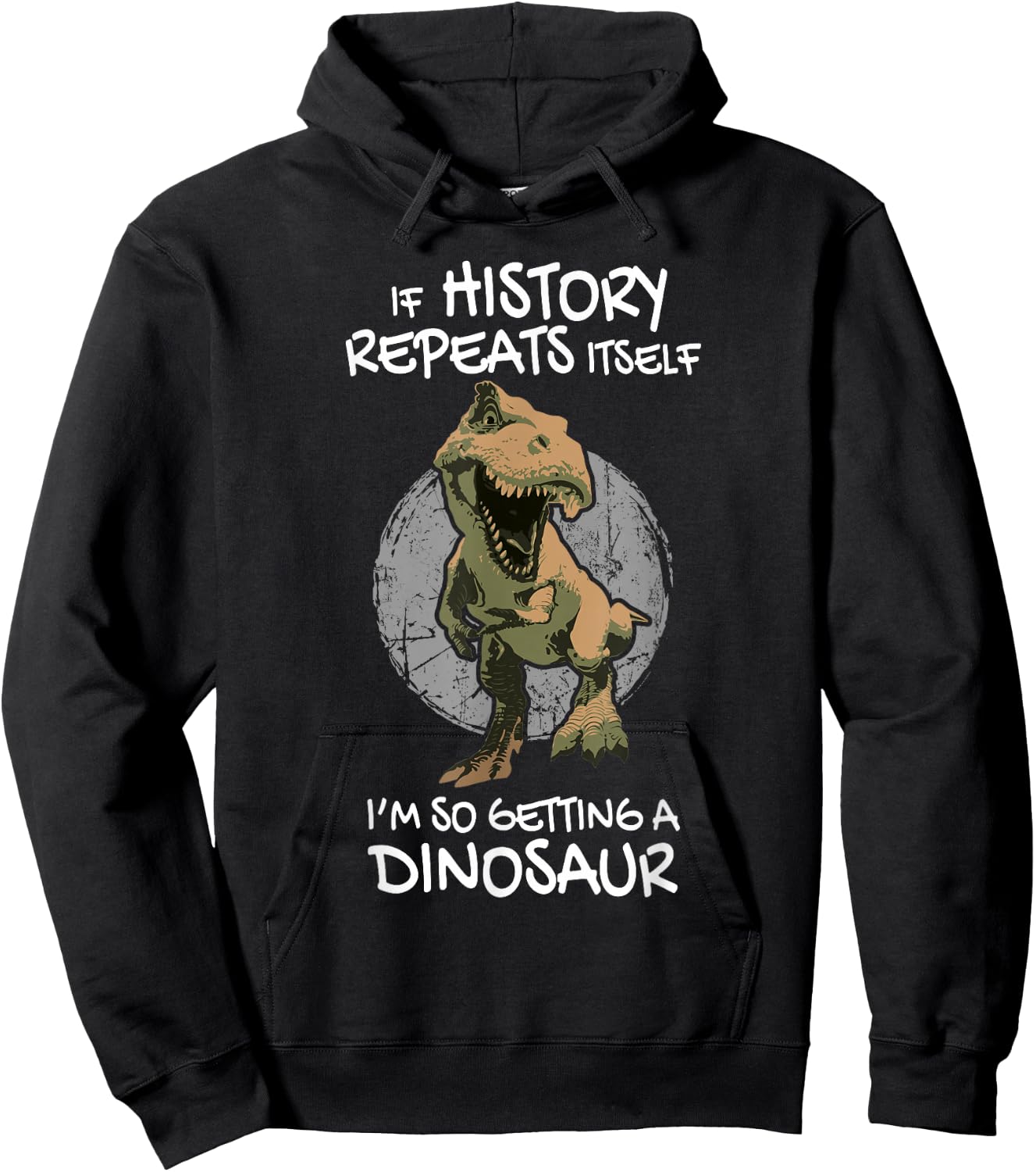 Future Paleontologist Dino Humor Paleontology T-Rex Gift Hoodie - Hoodie | Black