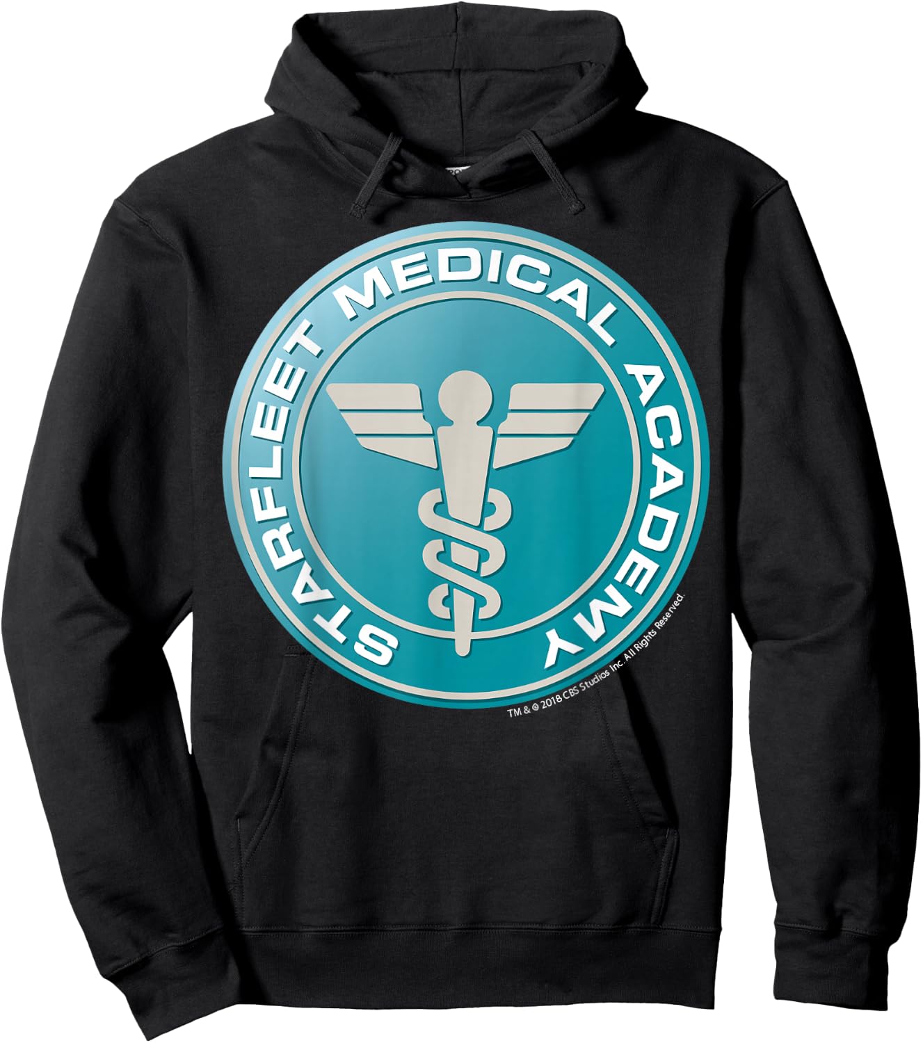 Star Trek Starfleet Medical Academy Crest Hoodie - Hoodie | Black