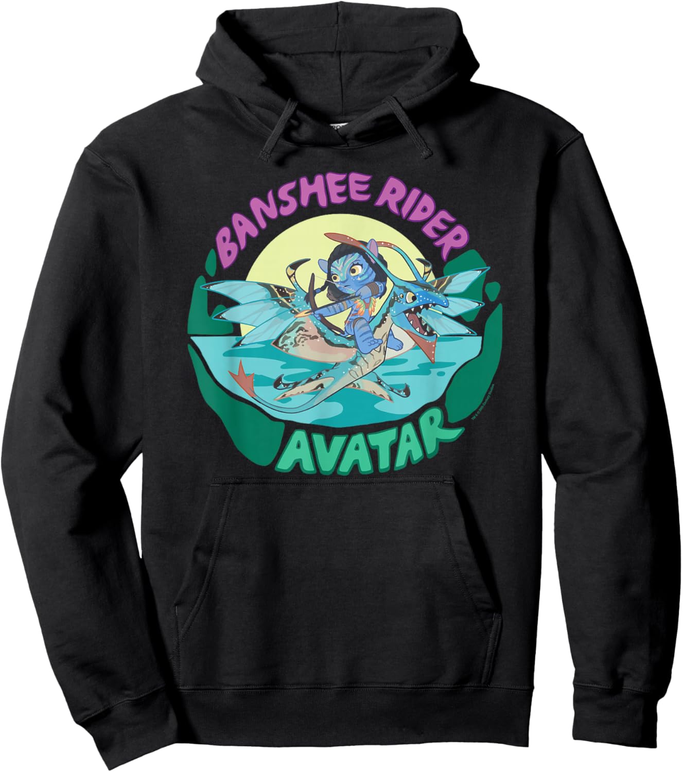 Avatar: The Way Of Water Banshee Rider Big Chest Logo Hoodie - Hoodie | Black