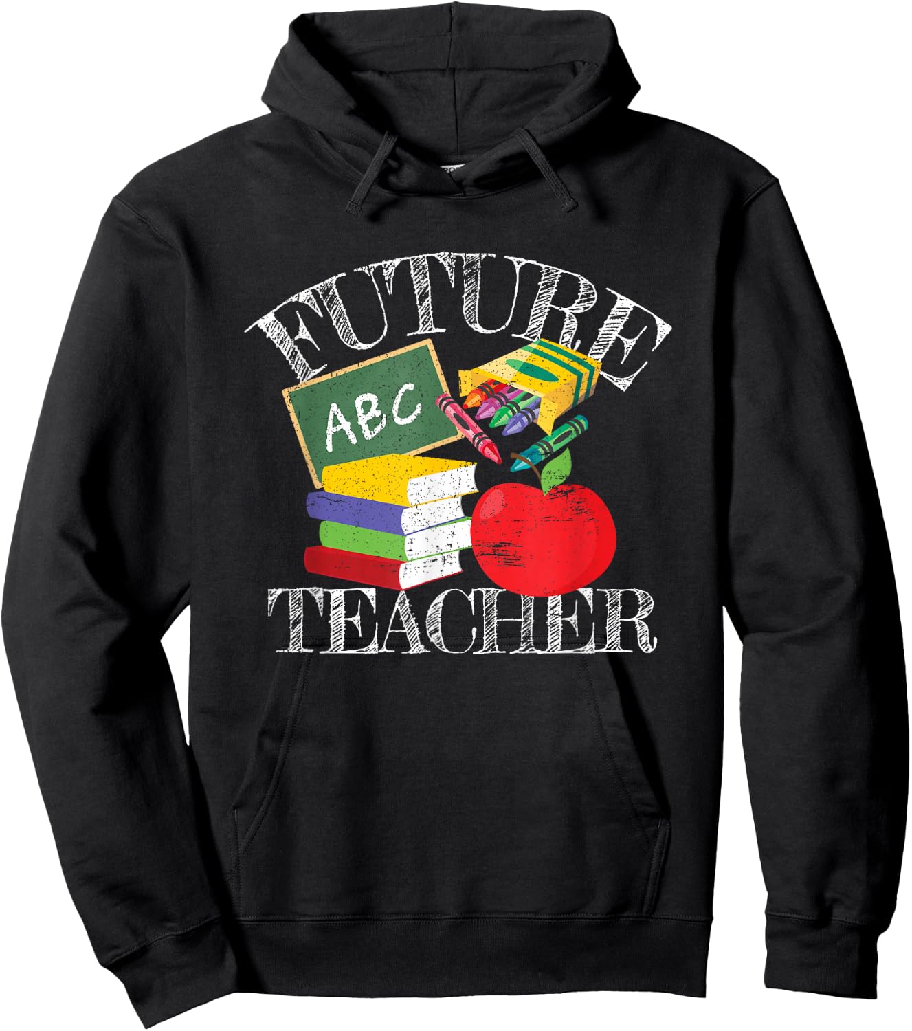 Future Teacher Costume Women Adults and Kids Small Hoodie - Hoodie | Black