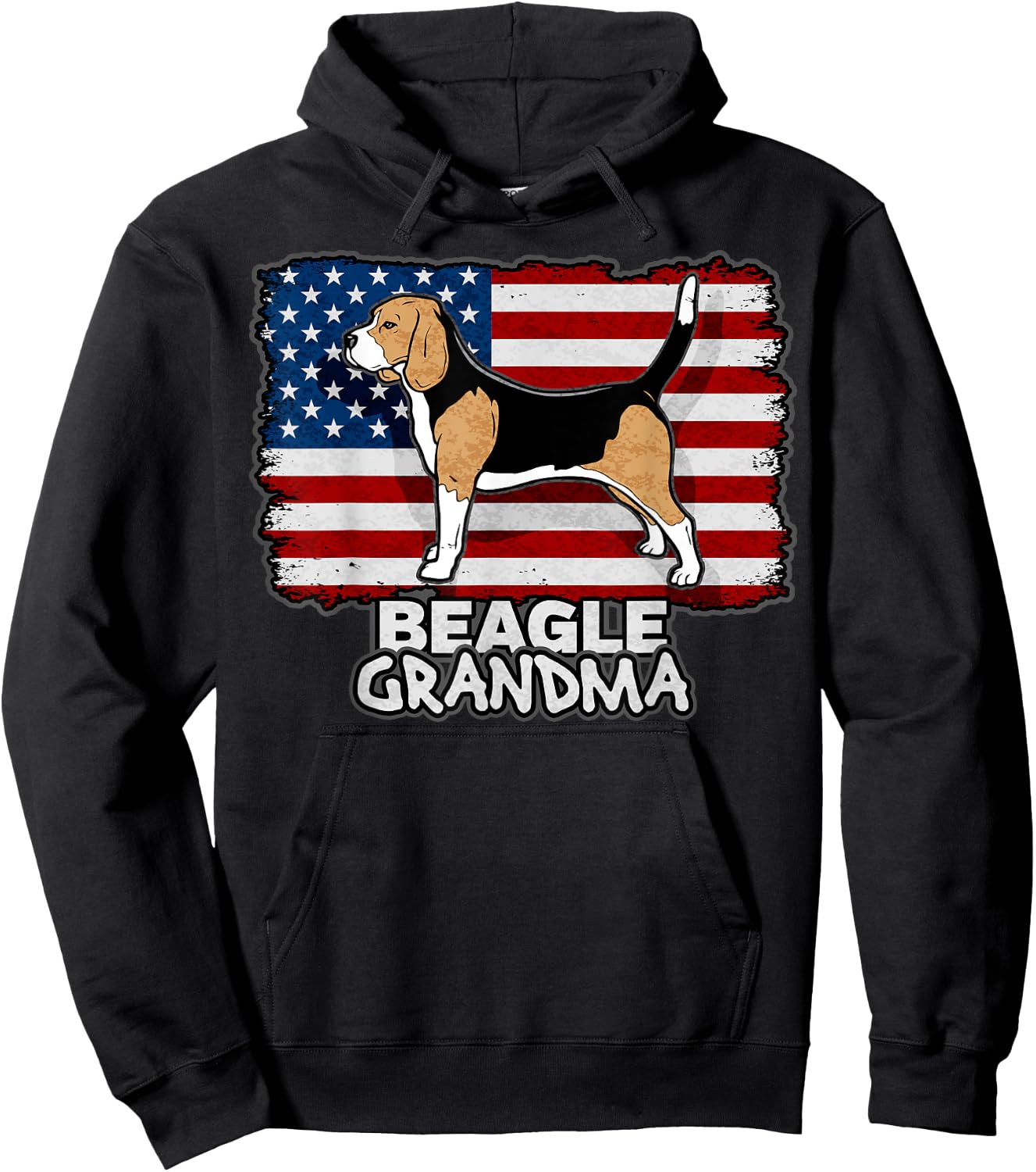Beagle Grandma Hoodie - Hoodie | Black