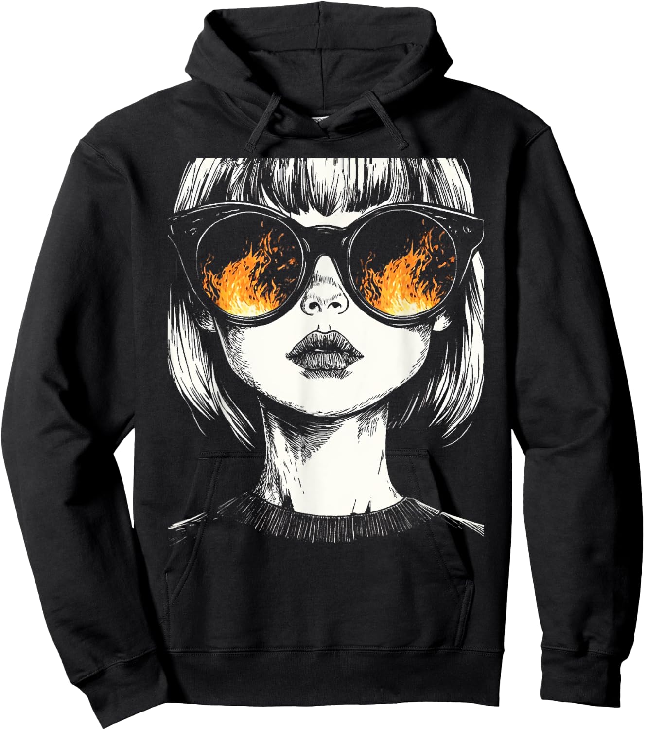 Last Gasp Graphics -Adults Gothic , Black, Small, Short Sleeve, , Dark Motifs Hoodie - Hoodie | Black