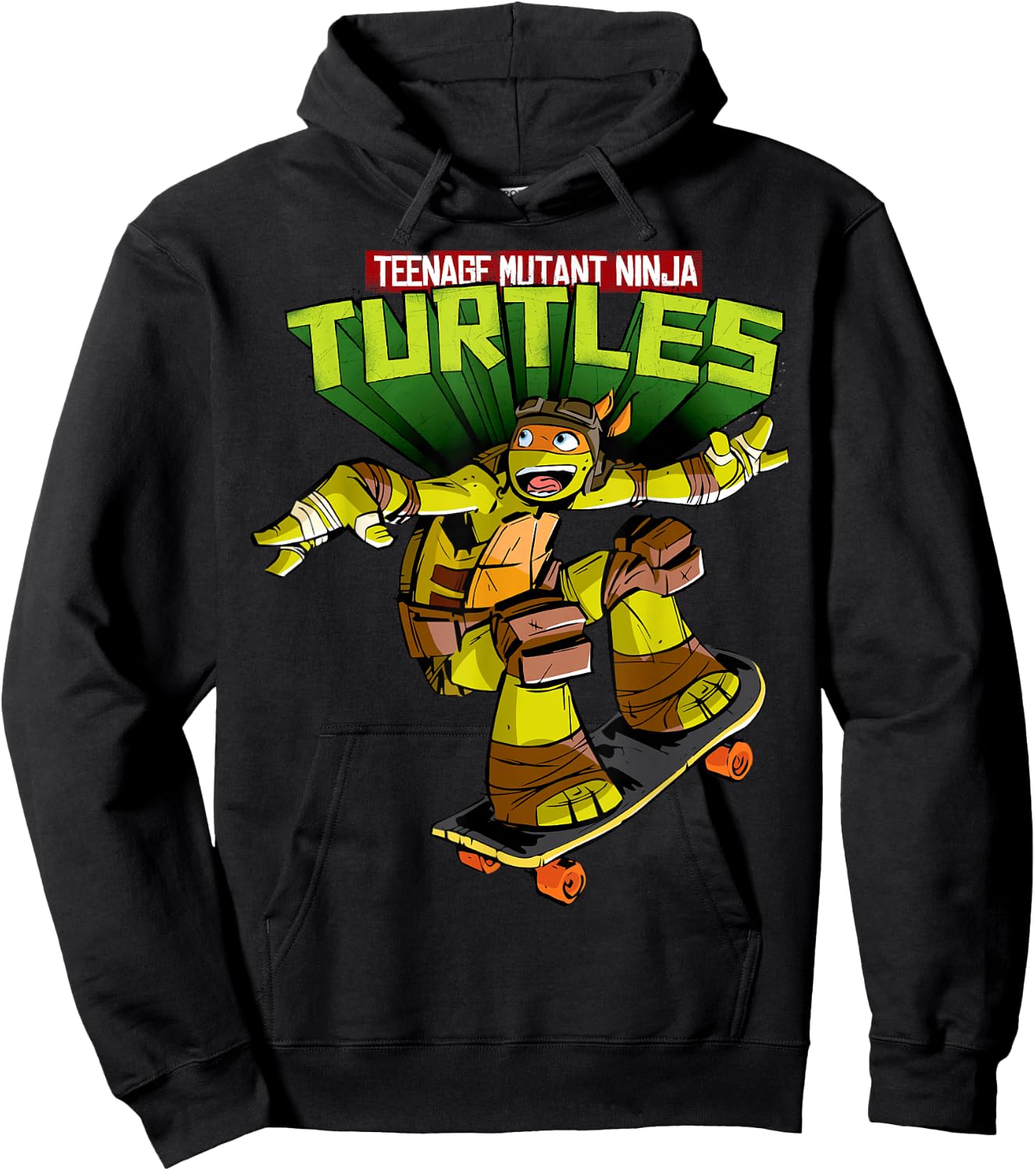 Teenage Mutant Ninja Turtles Michelangelo Skateboard Hoodie - Hoodie | Black