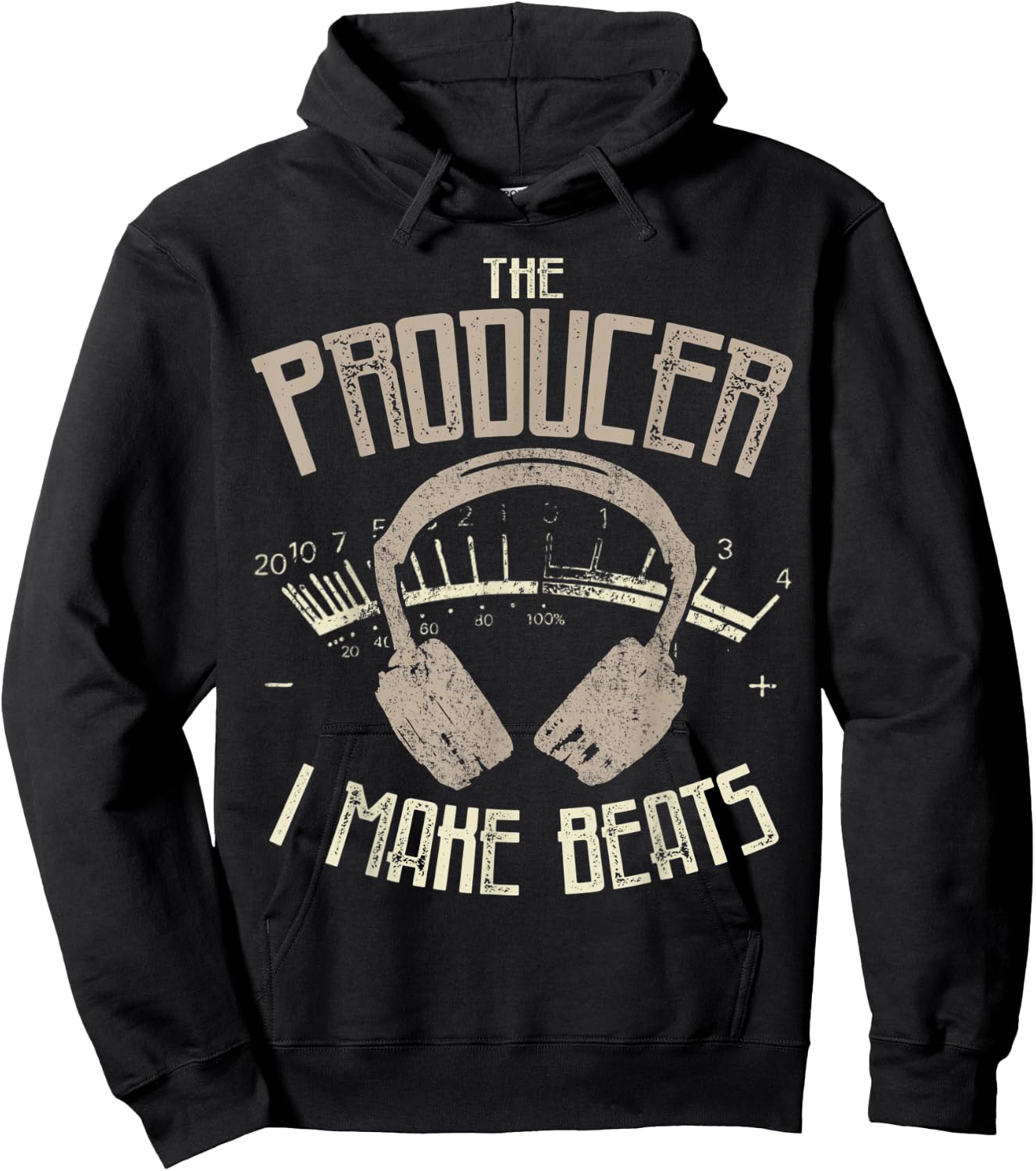 Dj funny Gift - I make beats the Producer Hoodie - Hoodie | Black