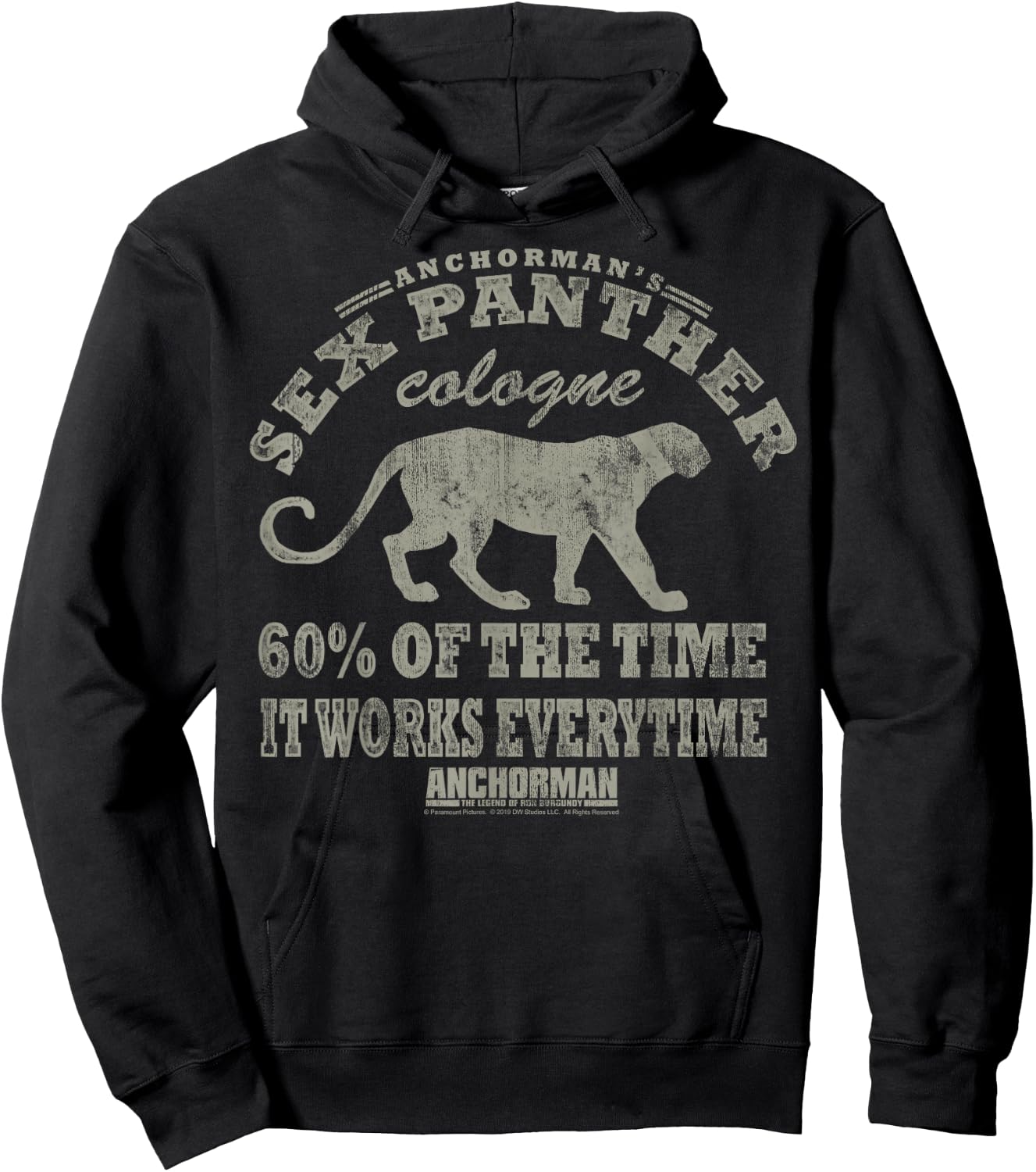 Anchorman Sex Panther Cologne Logo Hoodie - Hoodie | Black