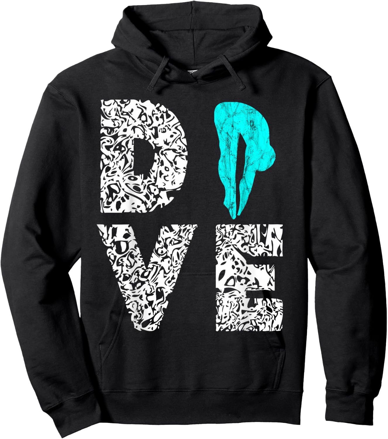 Dive Platform Diving Board Springboard Diving Diver Hoodie - Hoodie | Black