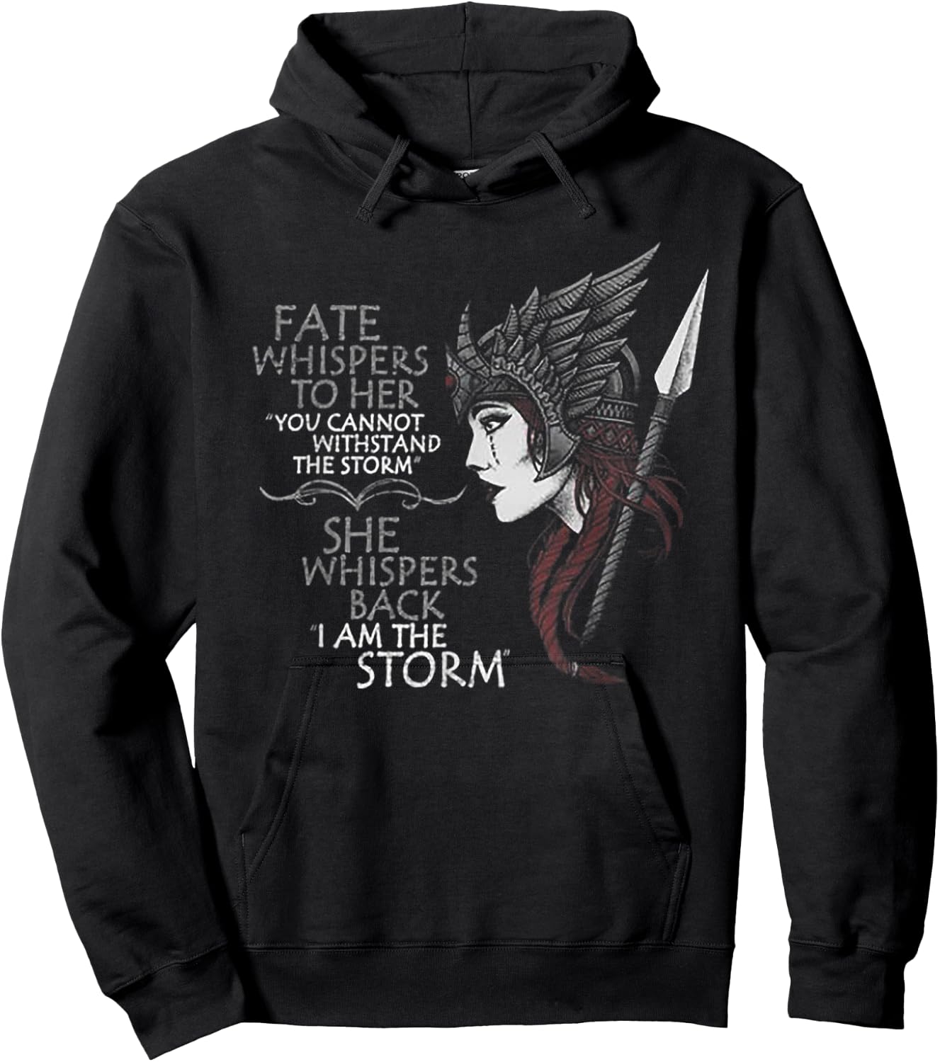 Fate Whispers To Her You Cannot Withstand The Storm Hoodie - Hoodie | Black