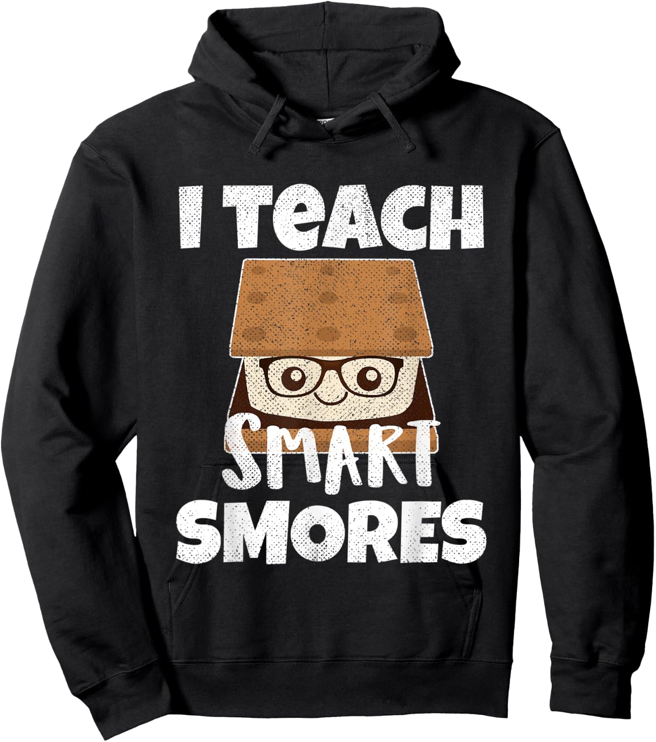 I Teach Smart Smores Teachers Back To School Nerd Gift Women Kids Hoodie - Hoodie | Black