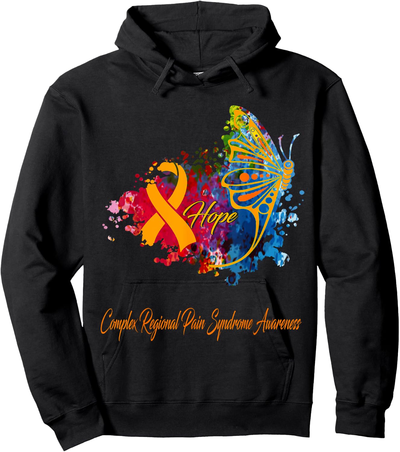 Complex Regional Pain Syndrome Awareness Hoodie - Hoodie | Black