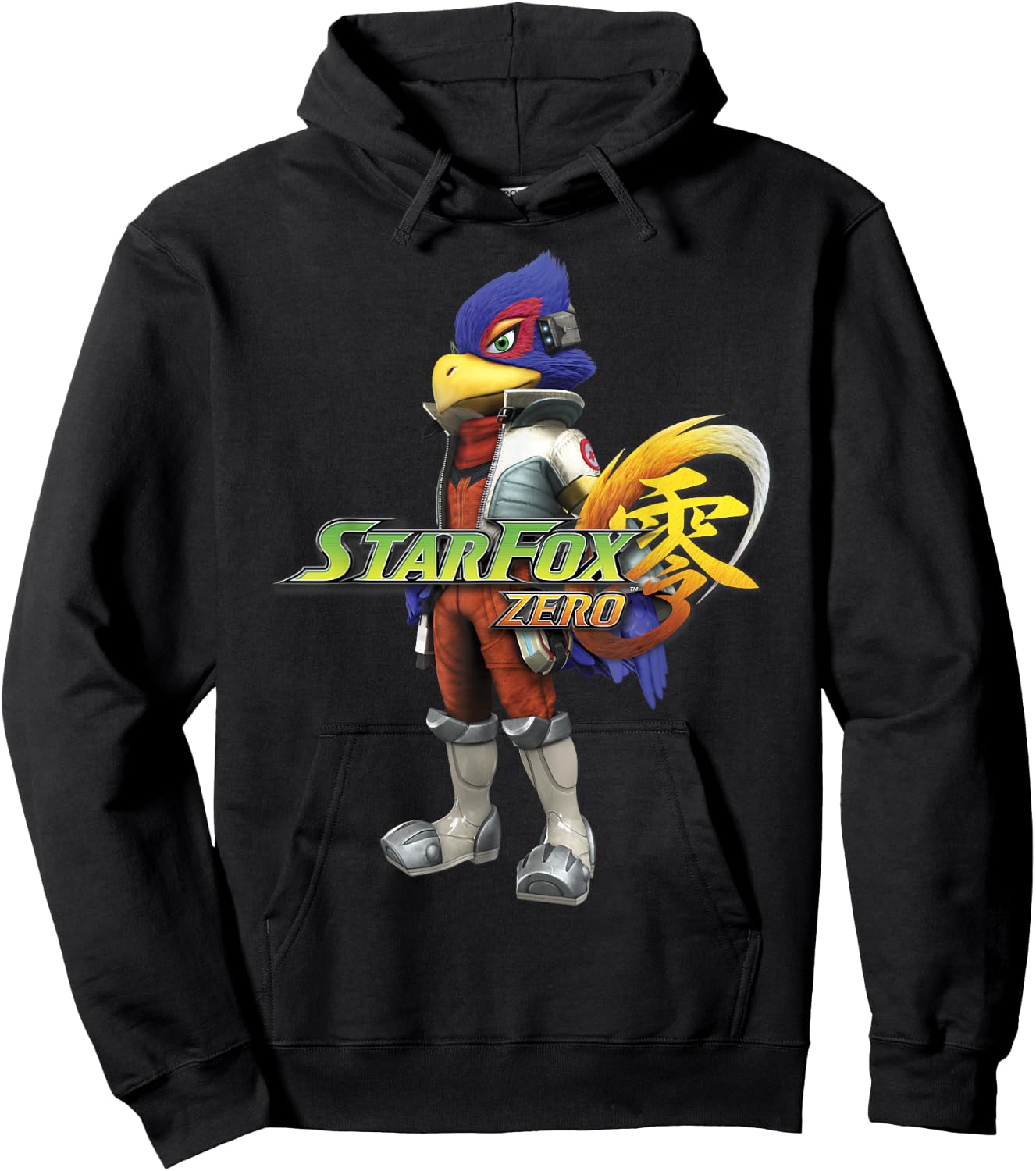 Nintendo Star Fox Zero Falco Logo Hoodie - Hoodie | Black
