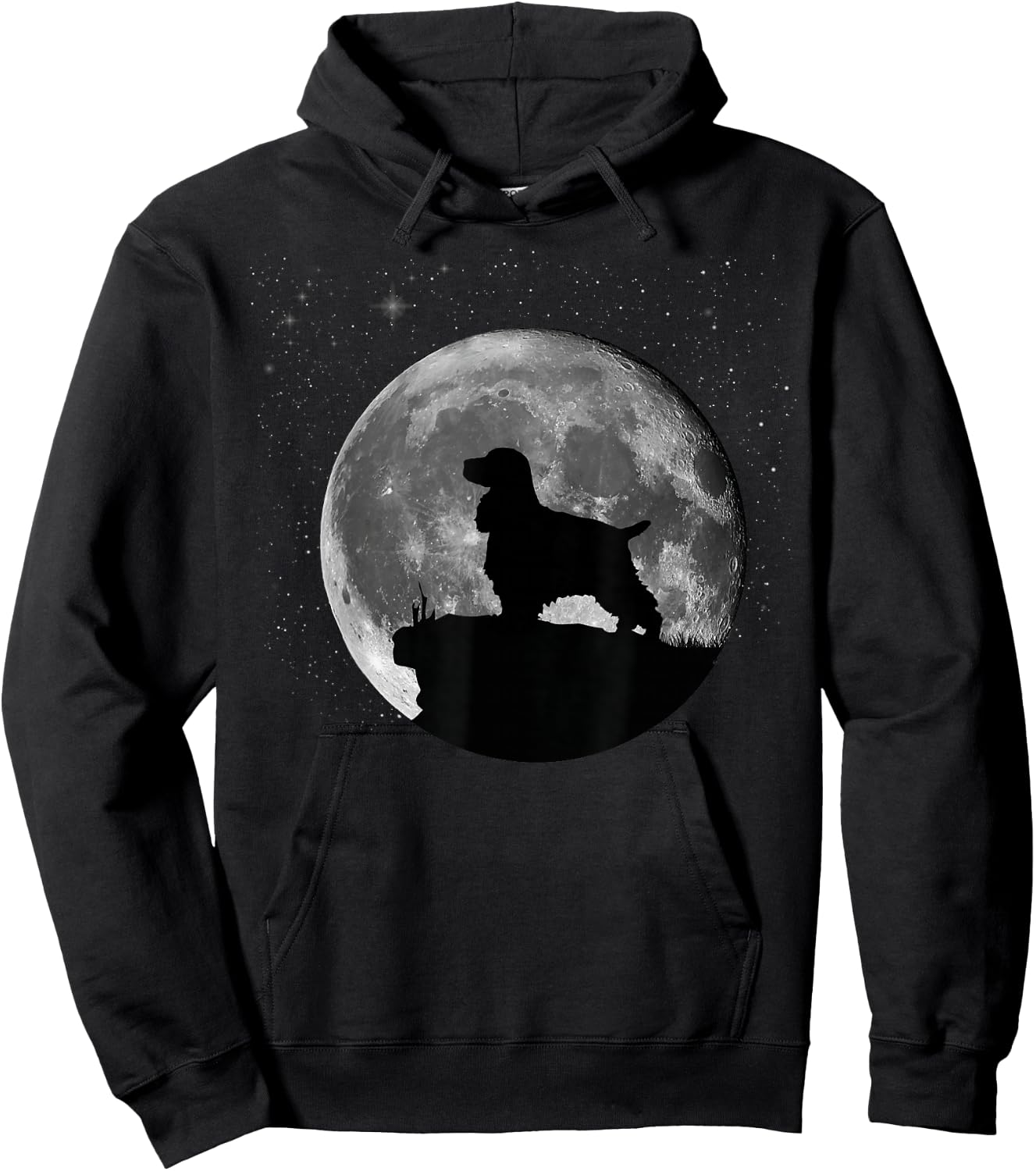 English Cocker Spaniel Dog Hoodie - Hoodie | Black