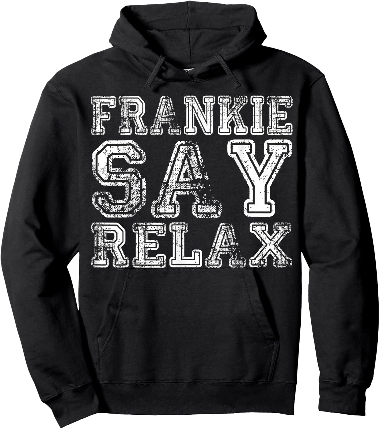 Frankie Vintage Hollywood 80s Music Funny Hoodie - Hoodie | Black