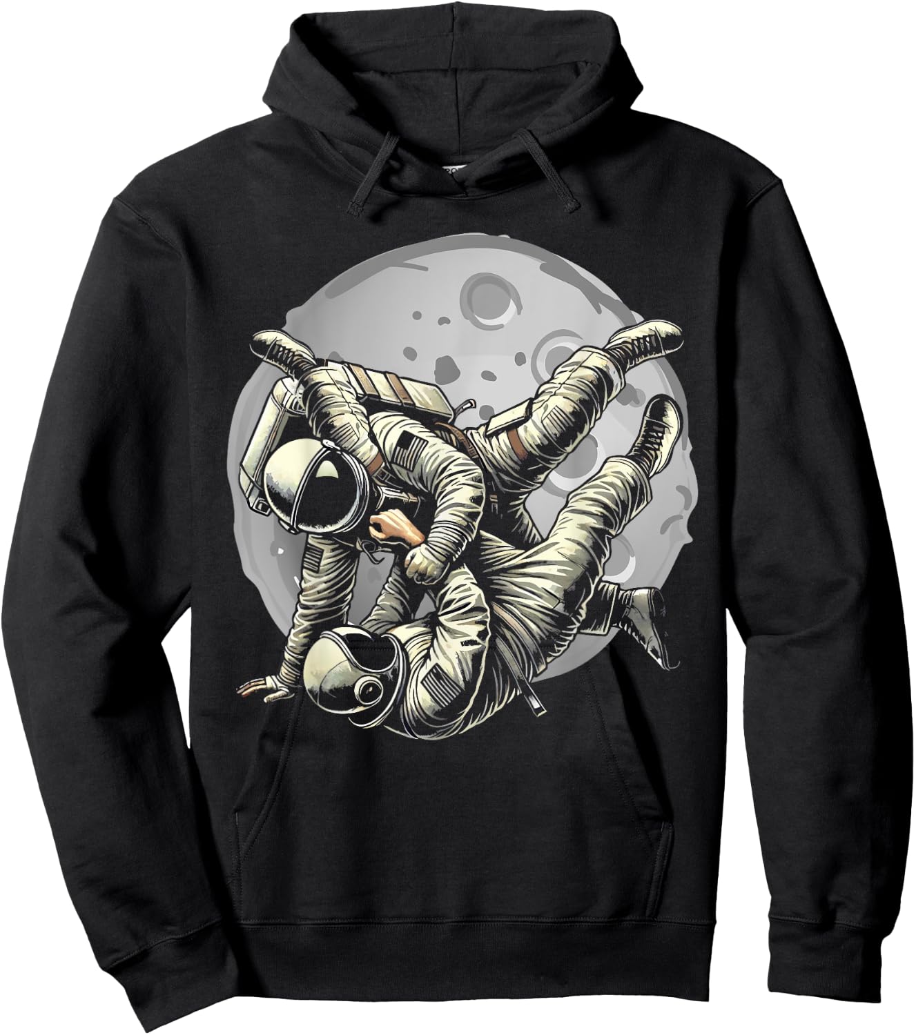 Galaxy BJJ Astronaut Flying Armbar Jiu-Jitsu Hoodie - Hoodie | Black