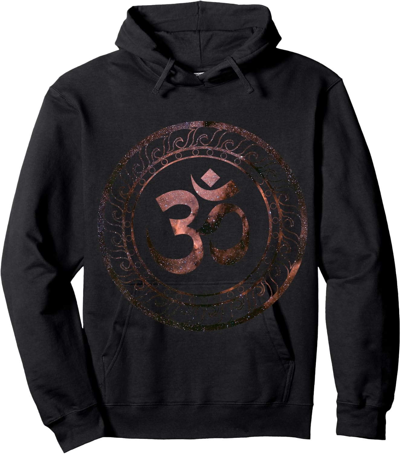 Om Ohm Aum Symbol Spiritual Yoga Gift Hoodie - Hoodie | Black