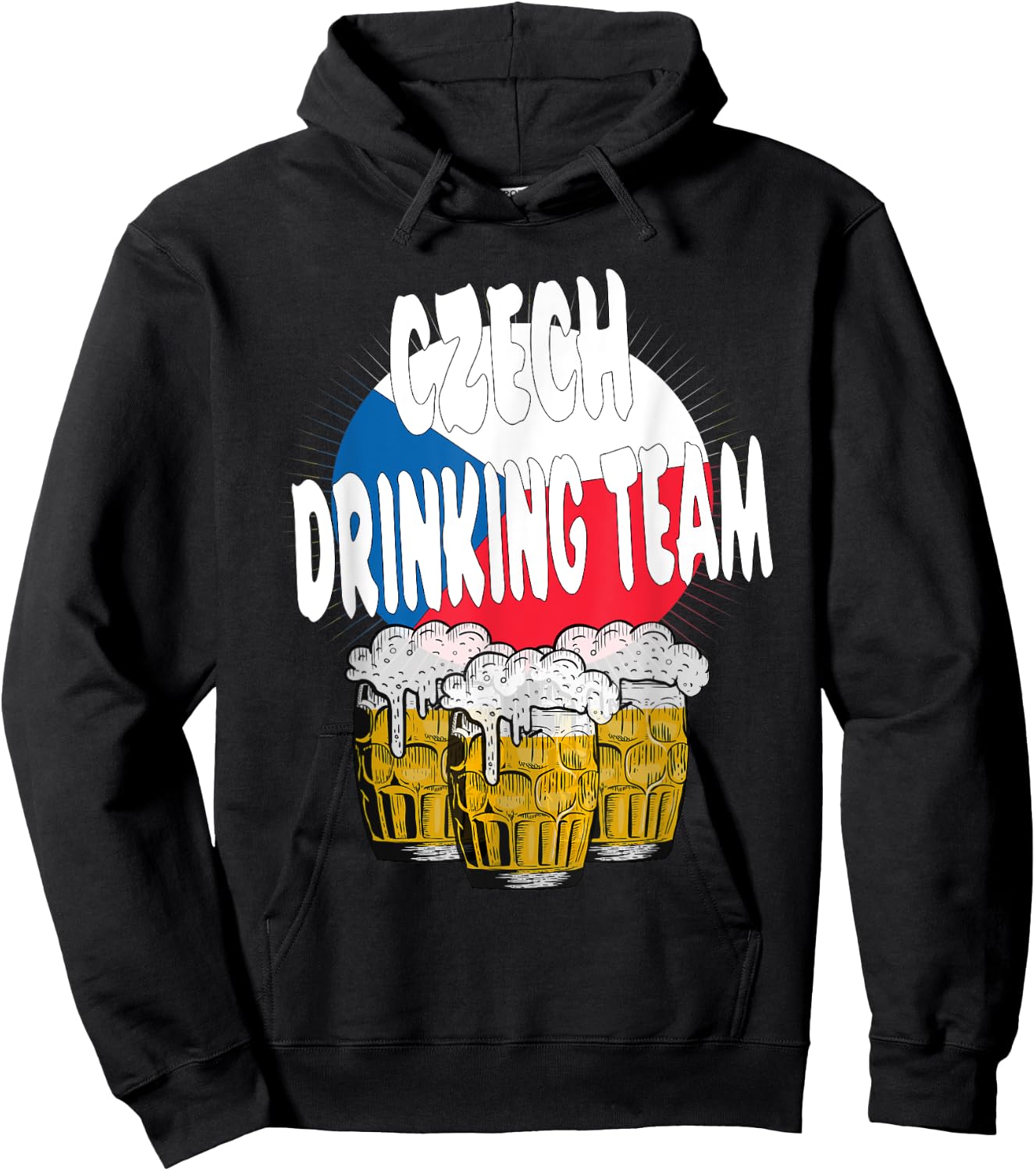 Czech drinking team Hoodie - Hoodie | Black