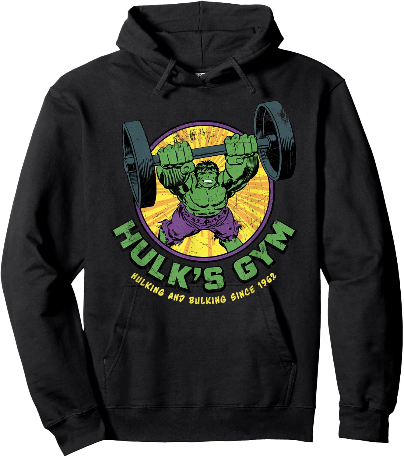 Marvel Hulk's Gym Hoodie - Hoodie | Black