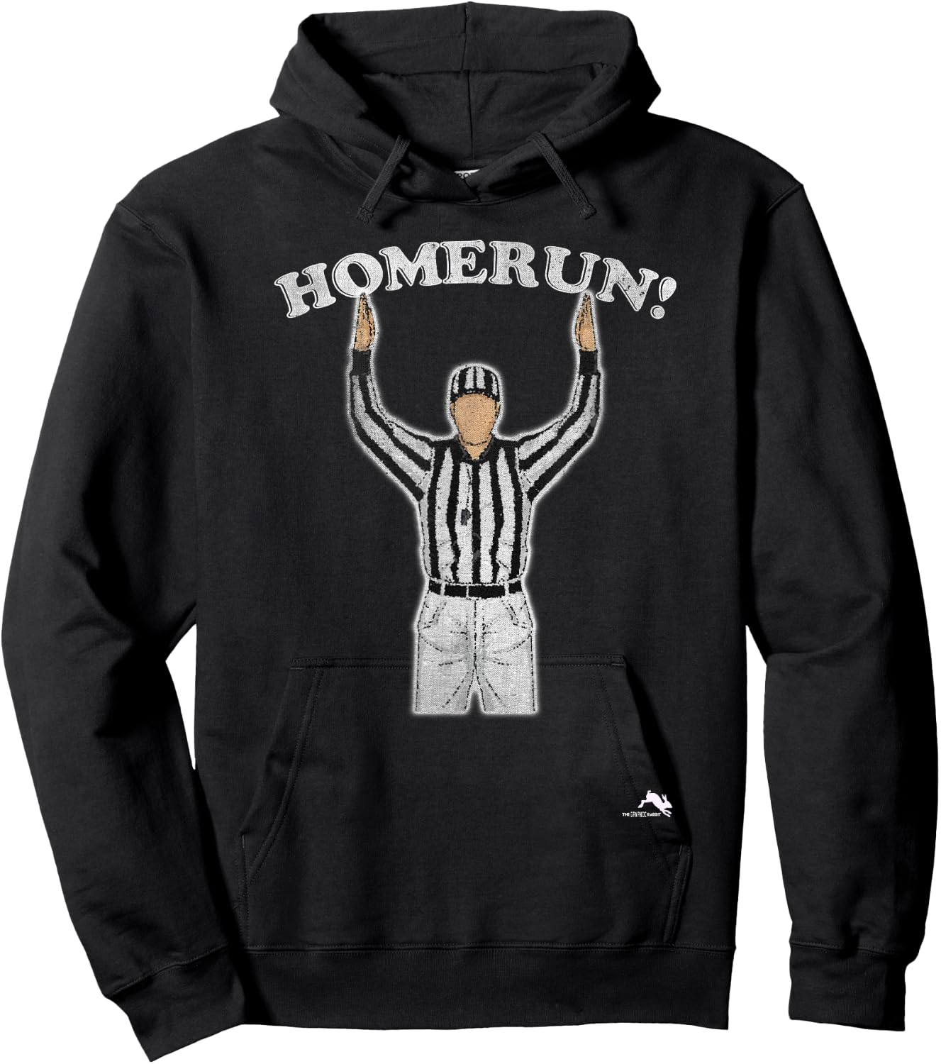 Funny HomeRun Baseball Football Mash Up Hoodie - Hoodie | Black