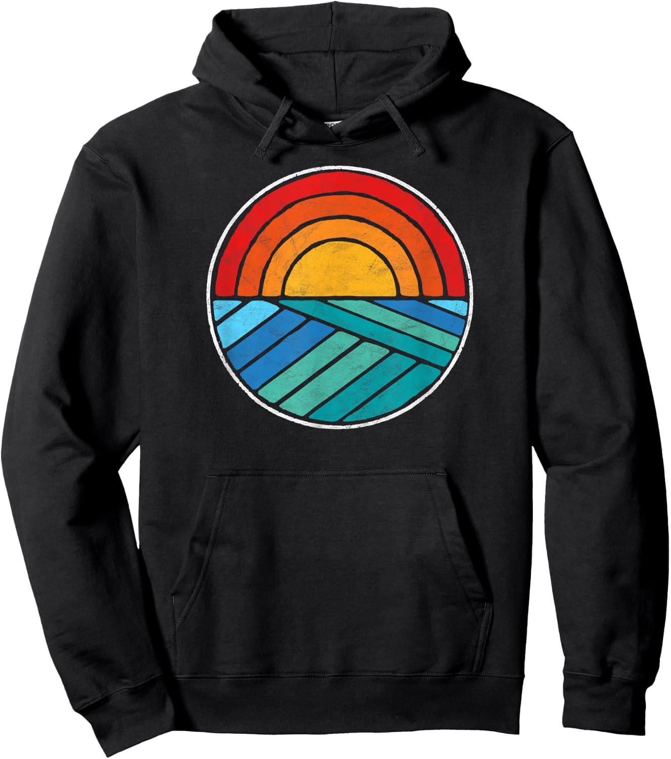 Water & Sun - Explore Nature Shirt Hoodie - Hoodie | Black