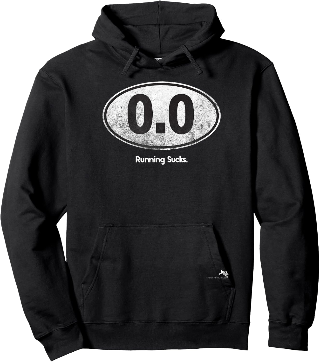 0.0 Running Sucks Hoodie - Hoodie | Black