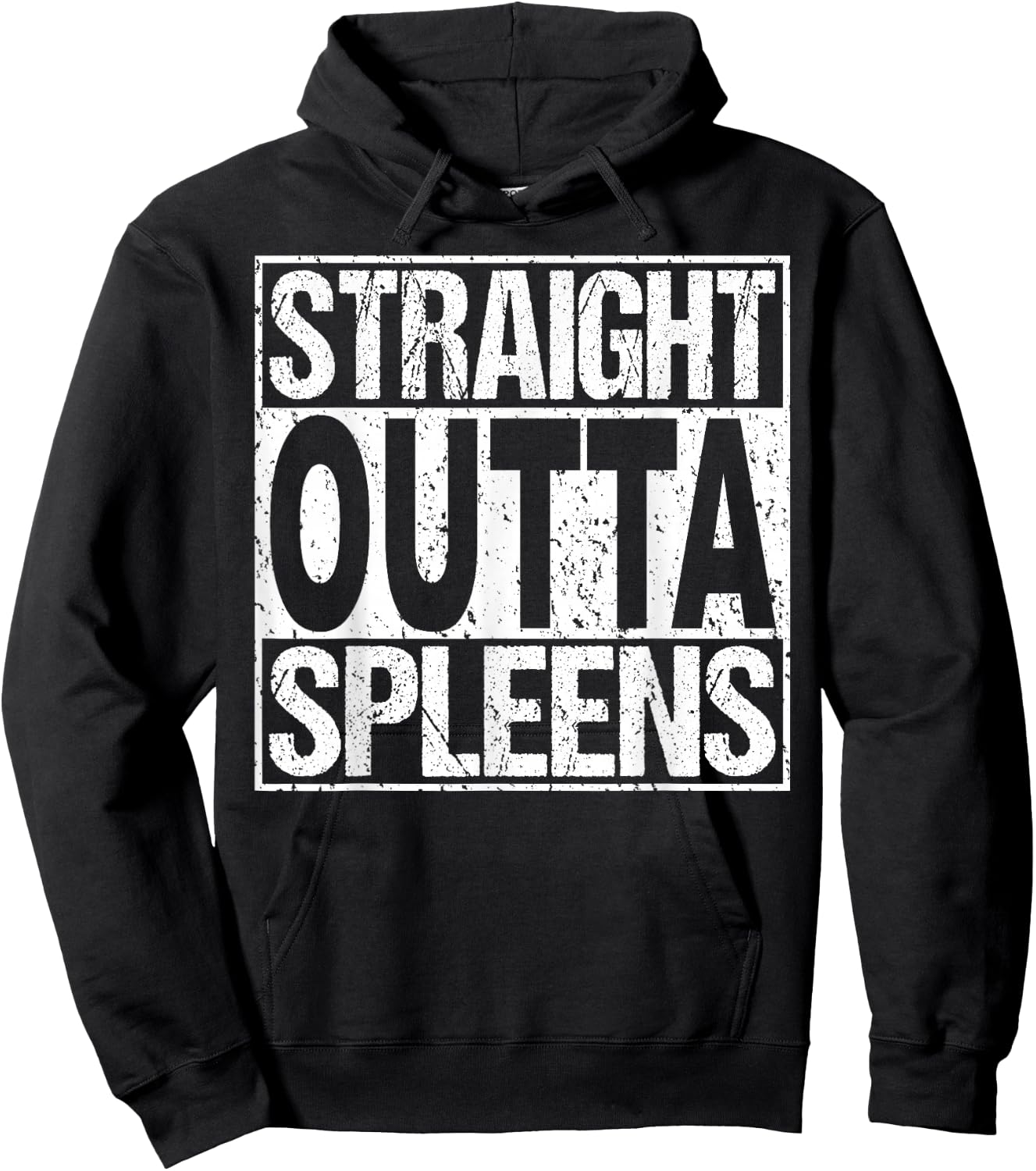 Spleen Surgery T Shirt Splenectomy Removal Recovery Gag Gift Hoodie - Hoodie | Black