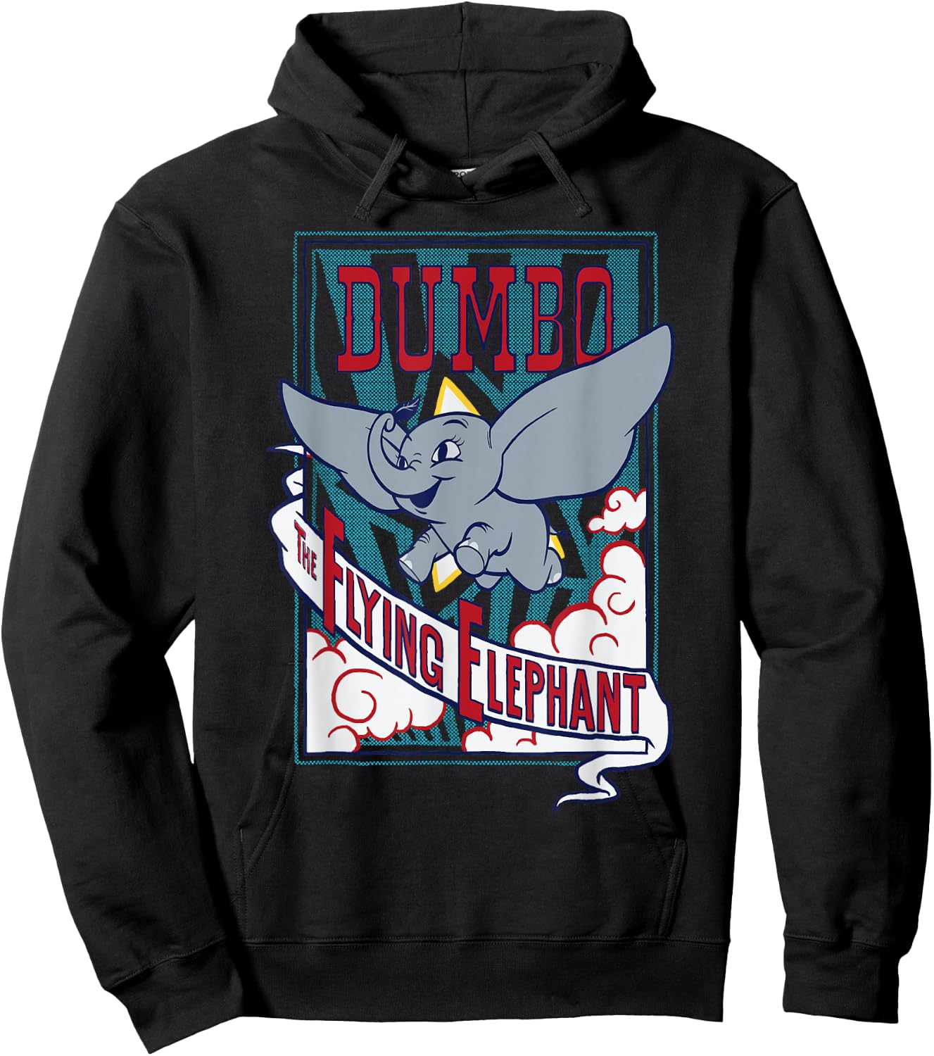 Dumbo - The Flying Elephant Hoodie - Hoodie | Black