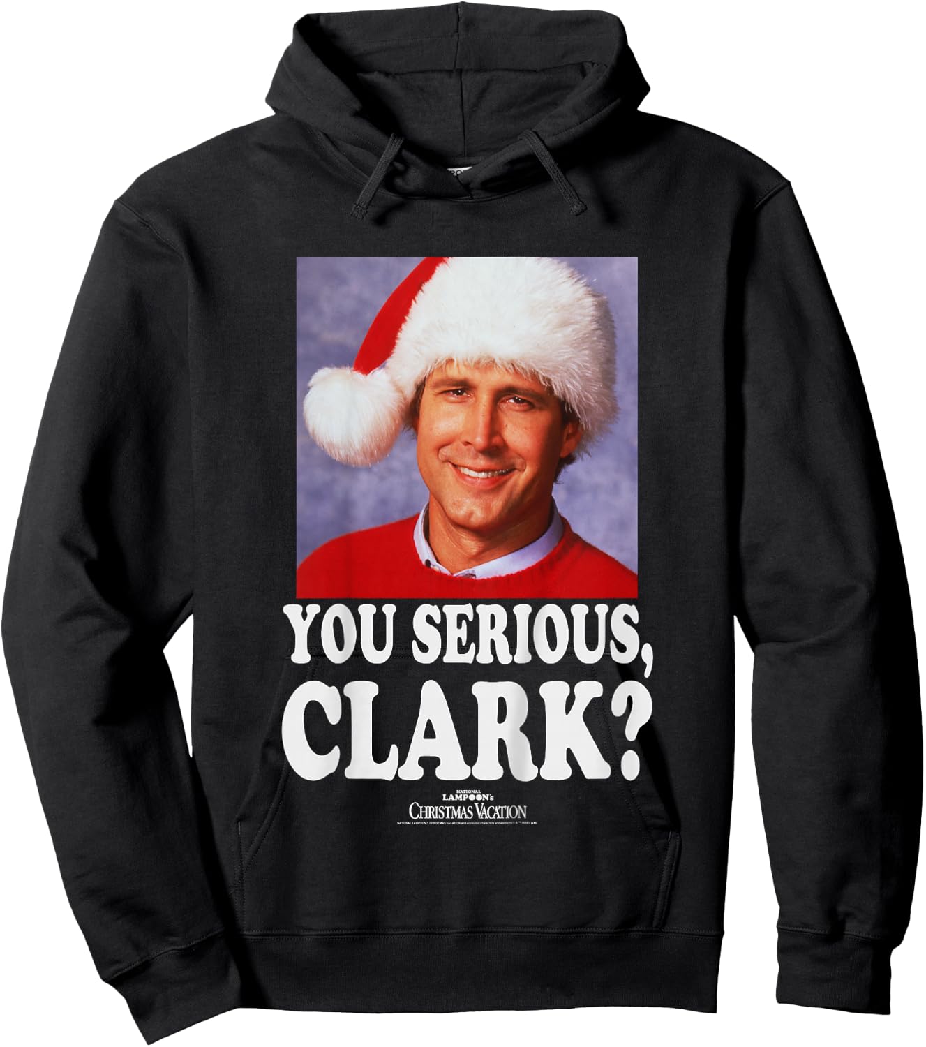 Kids National Lampoon's Christmas Vacation Clark Photo Hoodie - Hoodie | Black