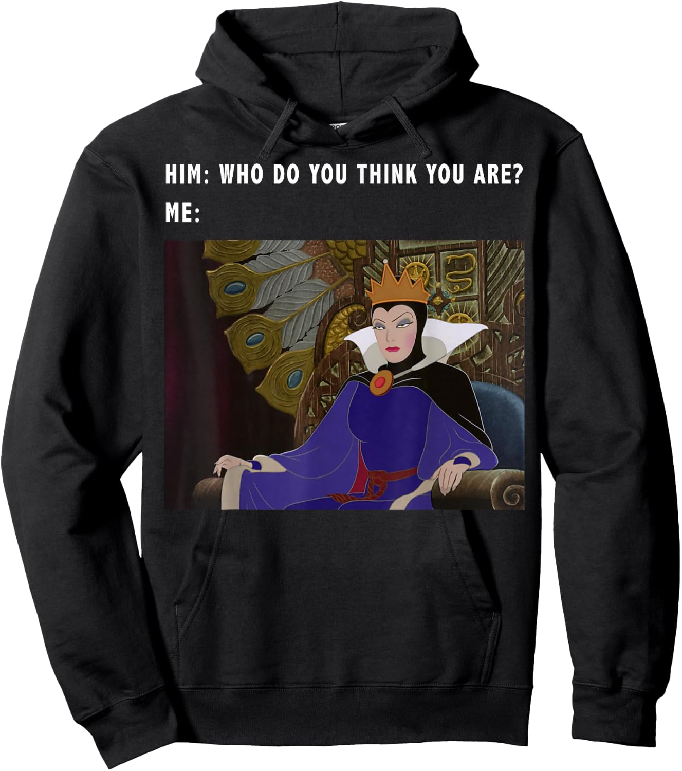 Disney Sleeping Beauty Maleficent Evil Queen Meme Small Hoodie - Hoodie | Black