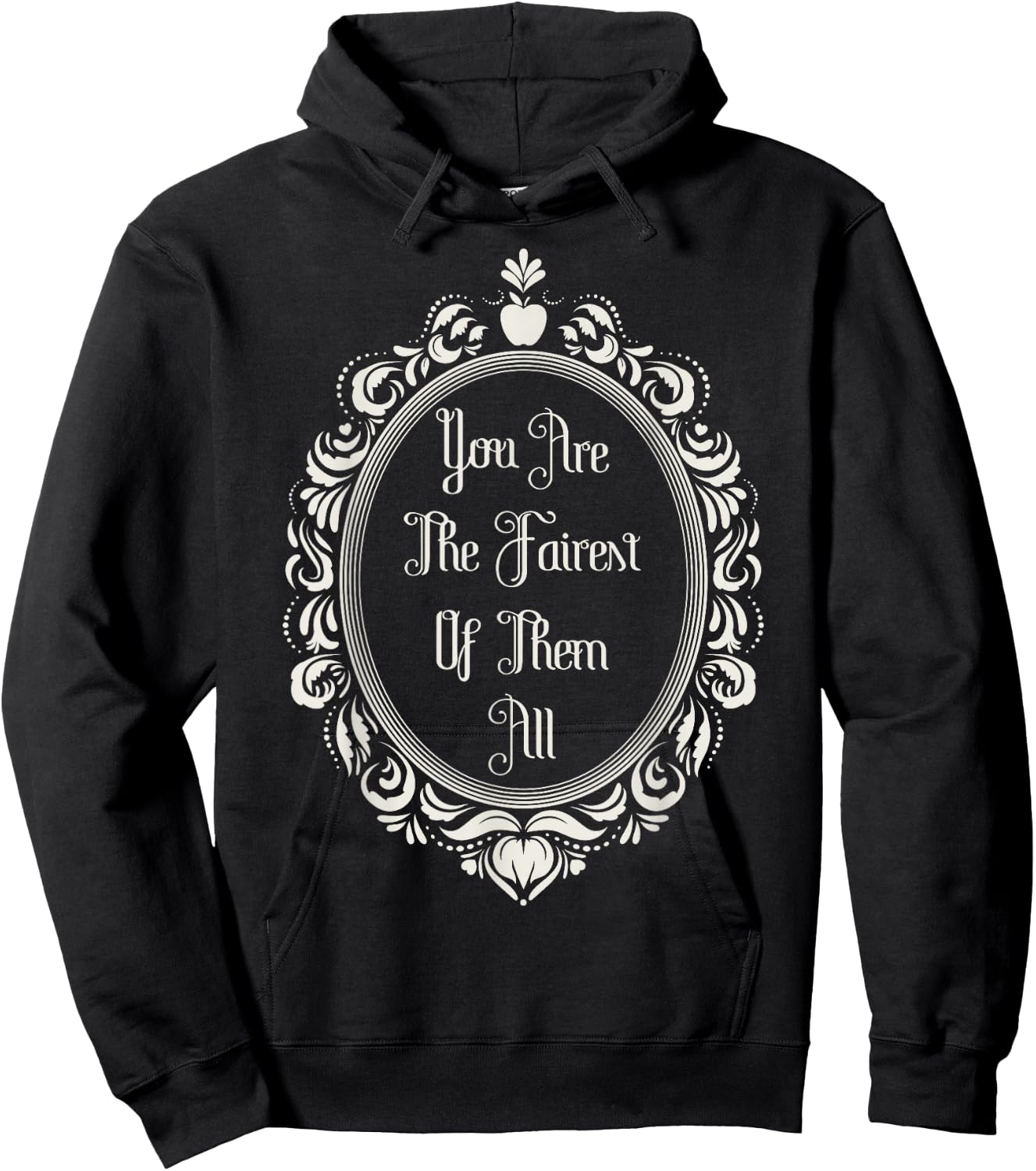 Disney Snow White You're The Fairest Mirror Graphic Hoodie - Hoodie | Black