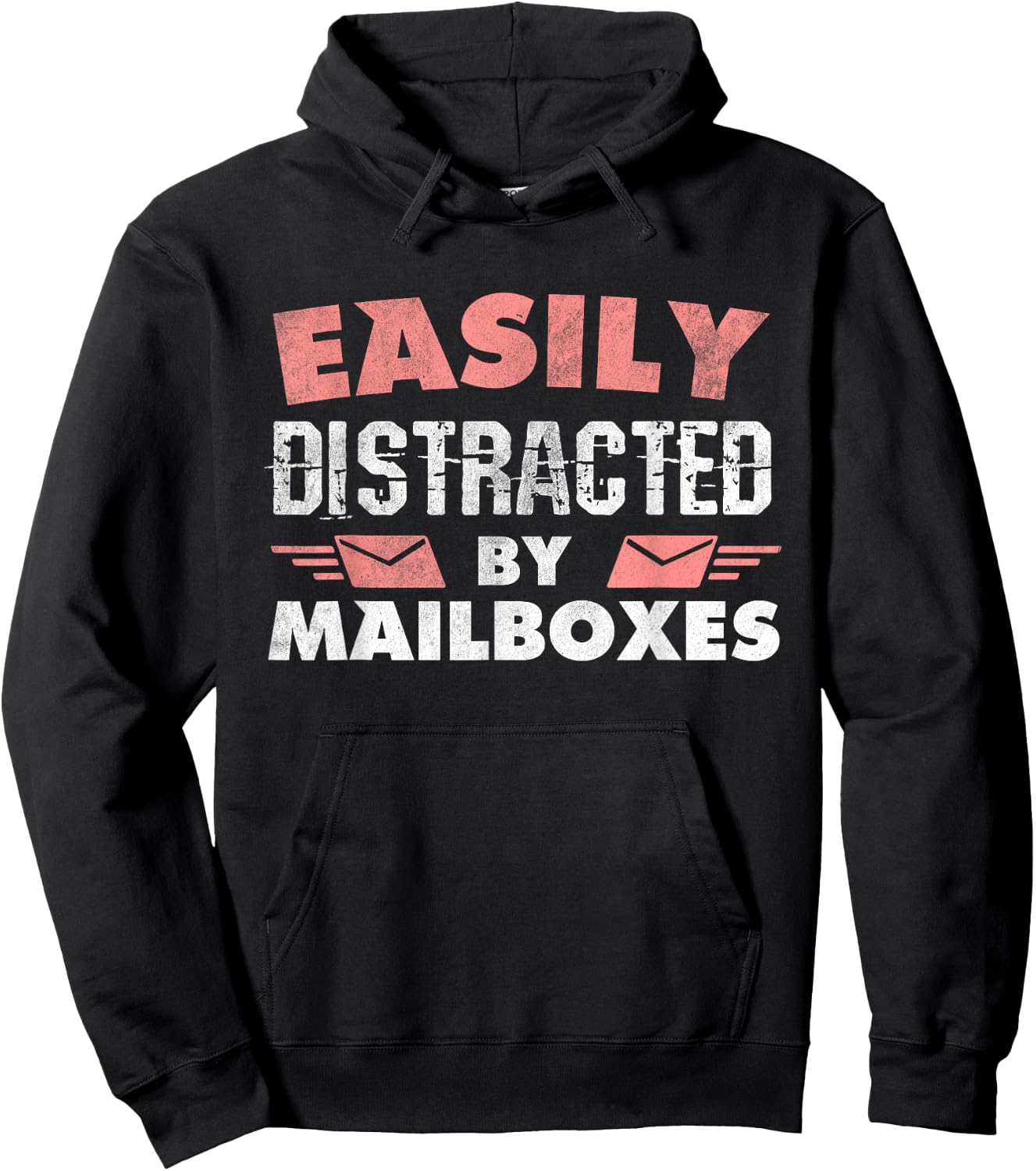 Funny Mailman Gift Mail Carrier Shirt Postal Worker Hoodie - Hoodie | Black