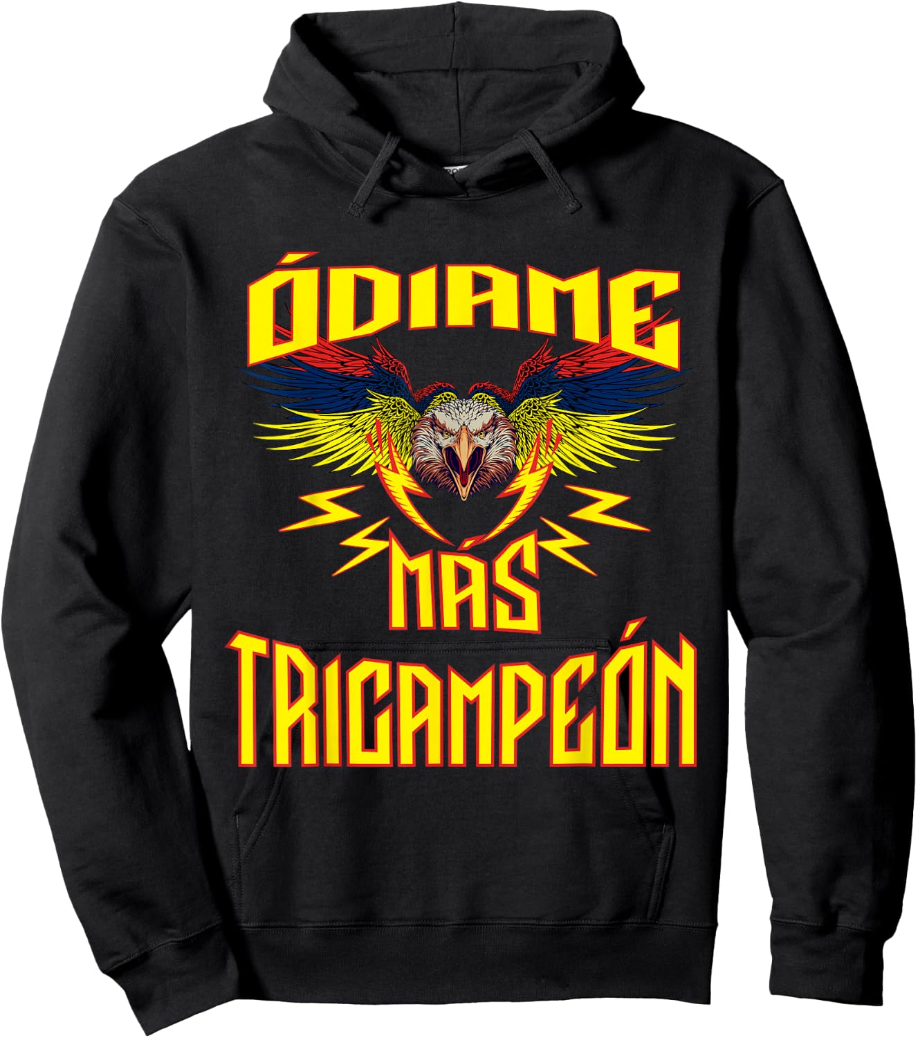 Odiame mas. America tricampeon. Hoodie - Hoodie | Black