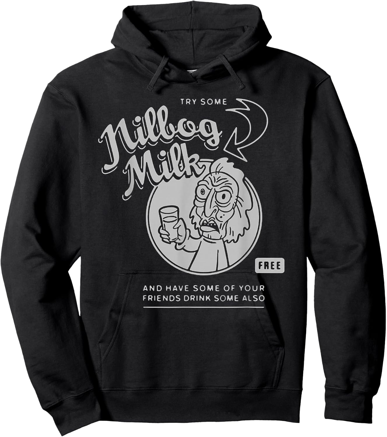 Nilbog Milk - Goblins Hoodie - Hoodie | Black