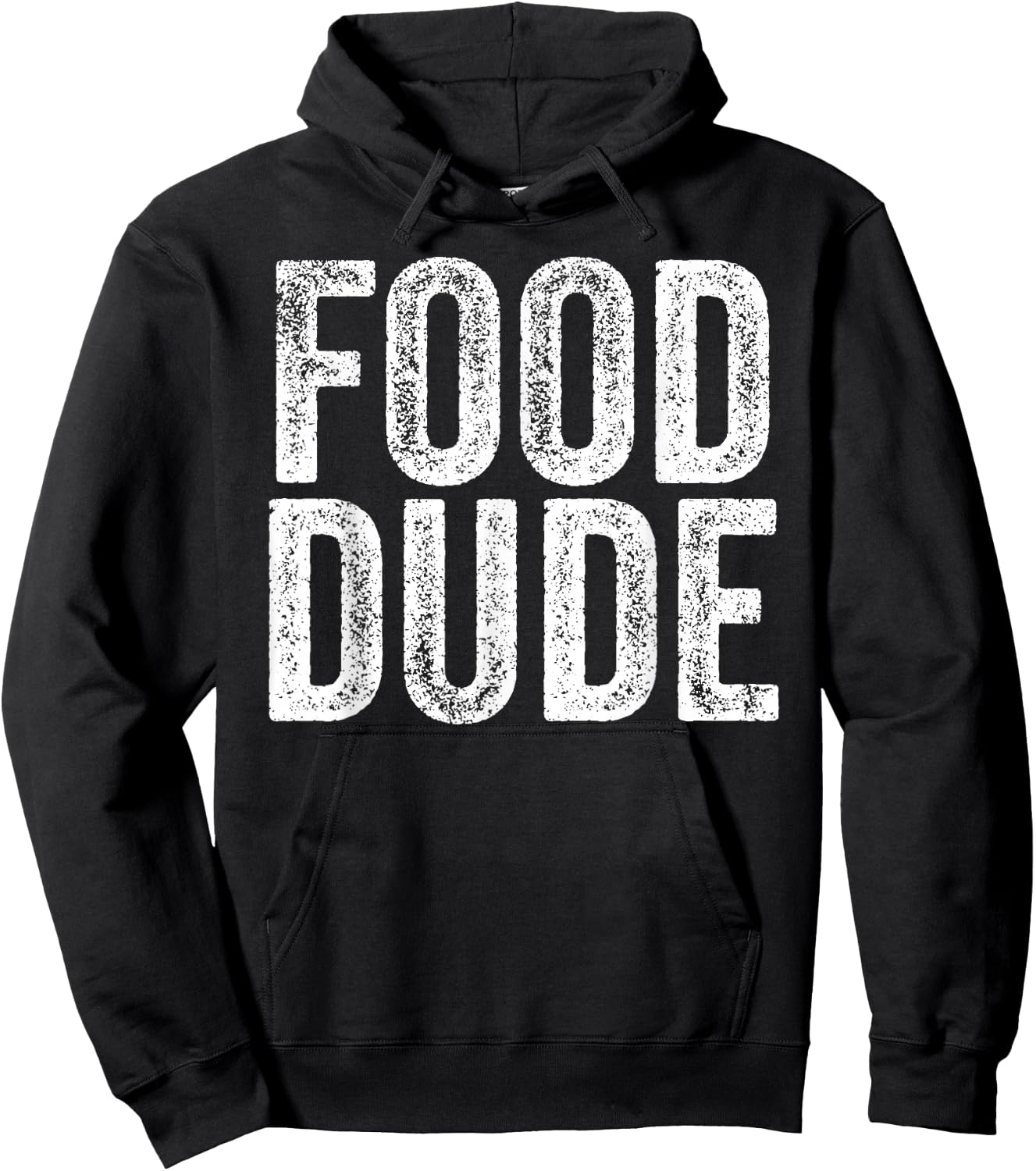 FOOD DUDE Funny Foodie Cook Chef Grilling Men Dad Husband Hoodie - Hoodie | Black