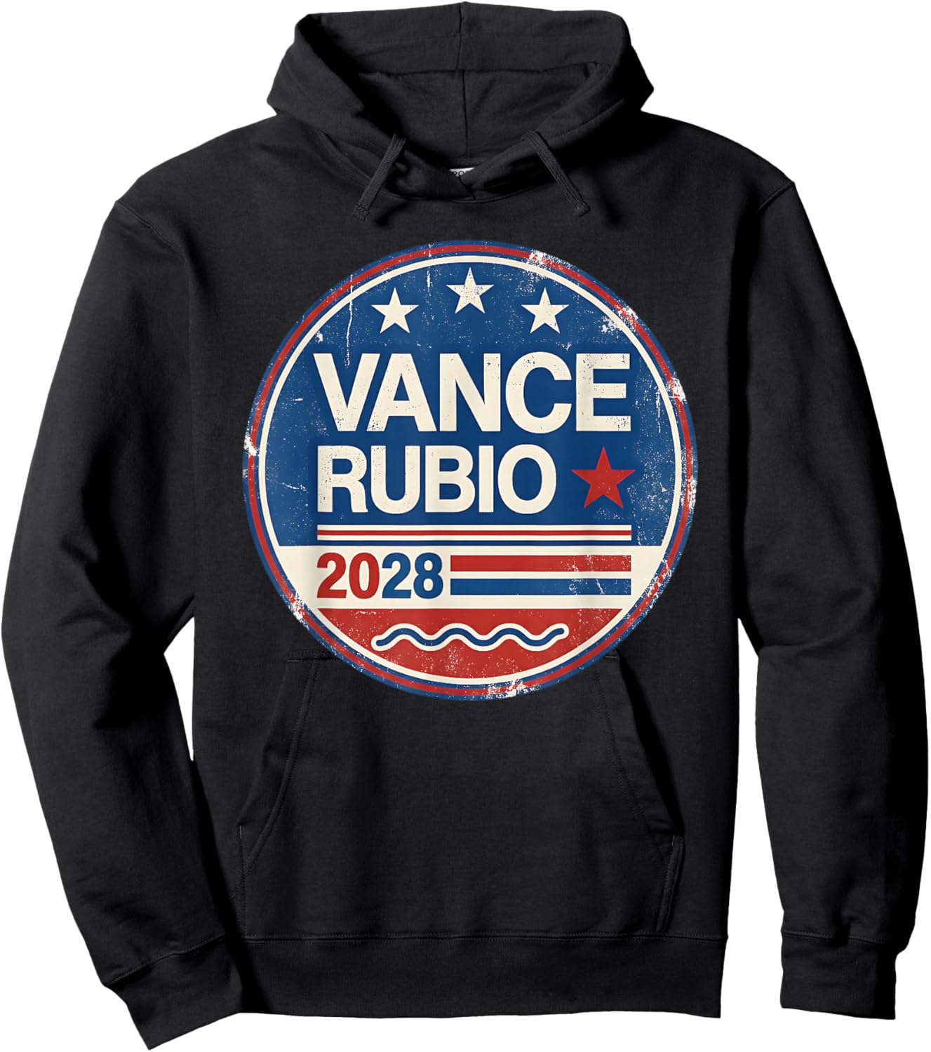Vance Rubio 2028 Campaign JD Vance Marco Rubio Election Hoodie - Hoodie | Black