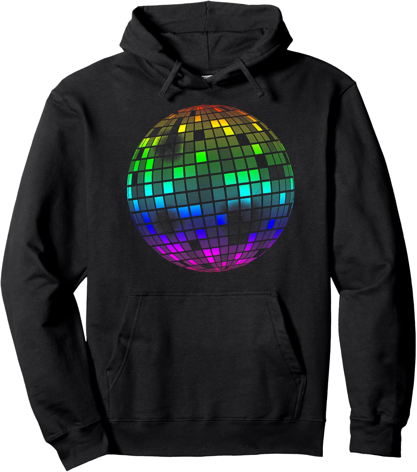 Vintage Disco Ball Retro Gift Hoodie - Hoodie | Black