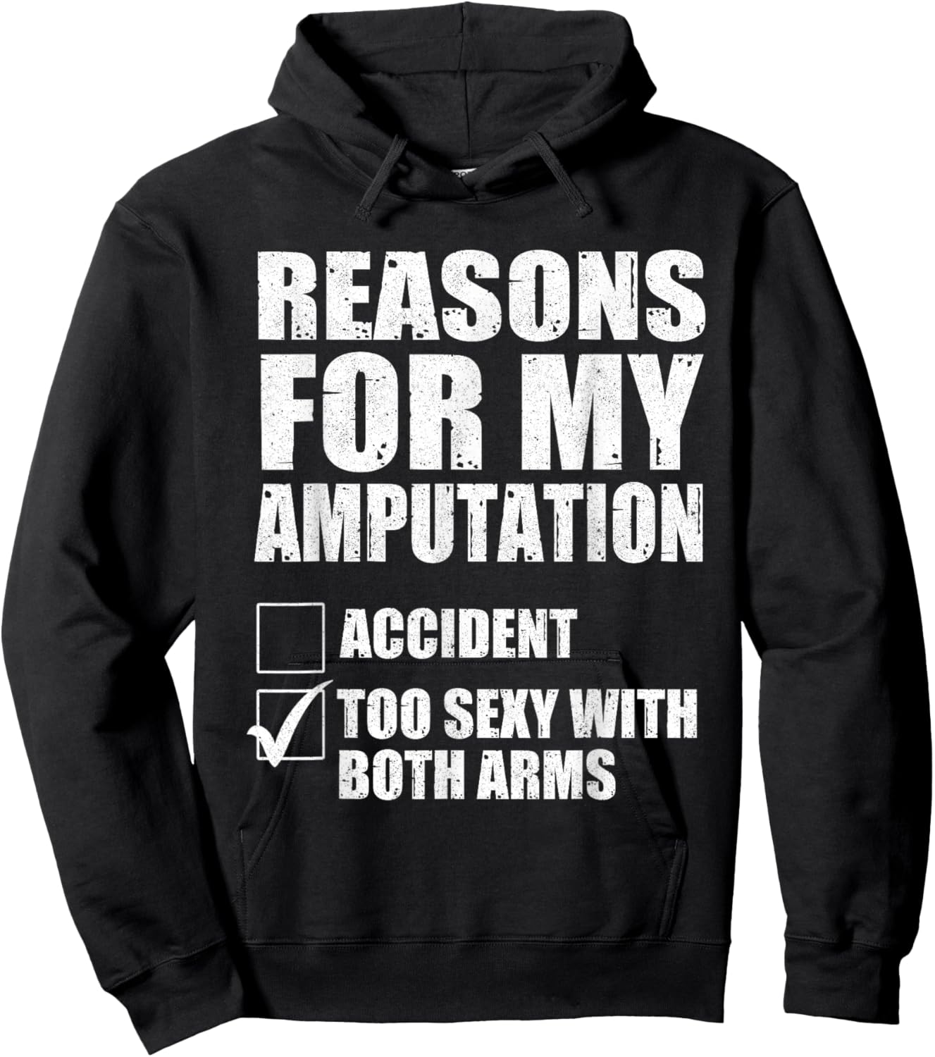 Arm Amputation Arm Amputee Hoodie - Hoodie | Black