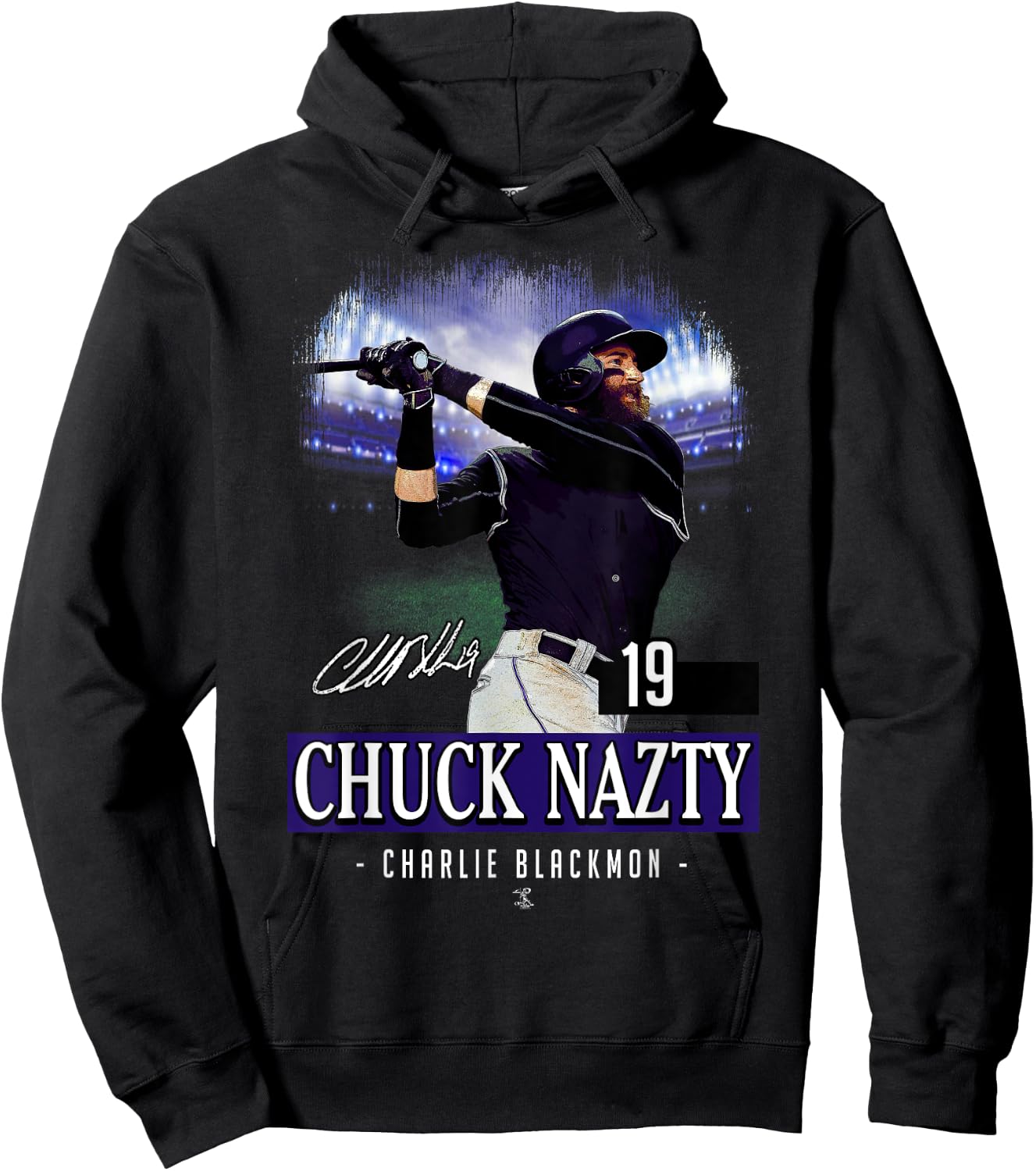 Charlie Blackmon - Apparel Hoodie - Hoodie | Black